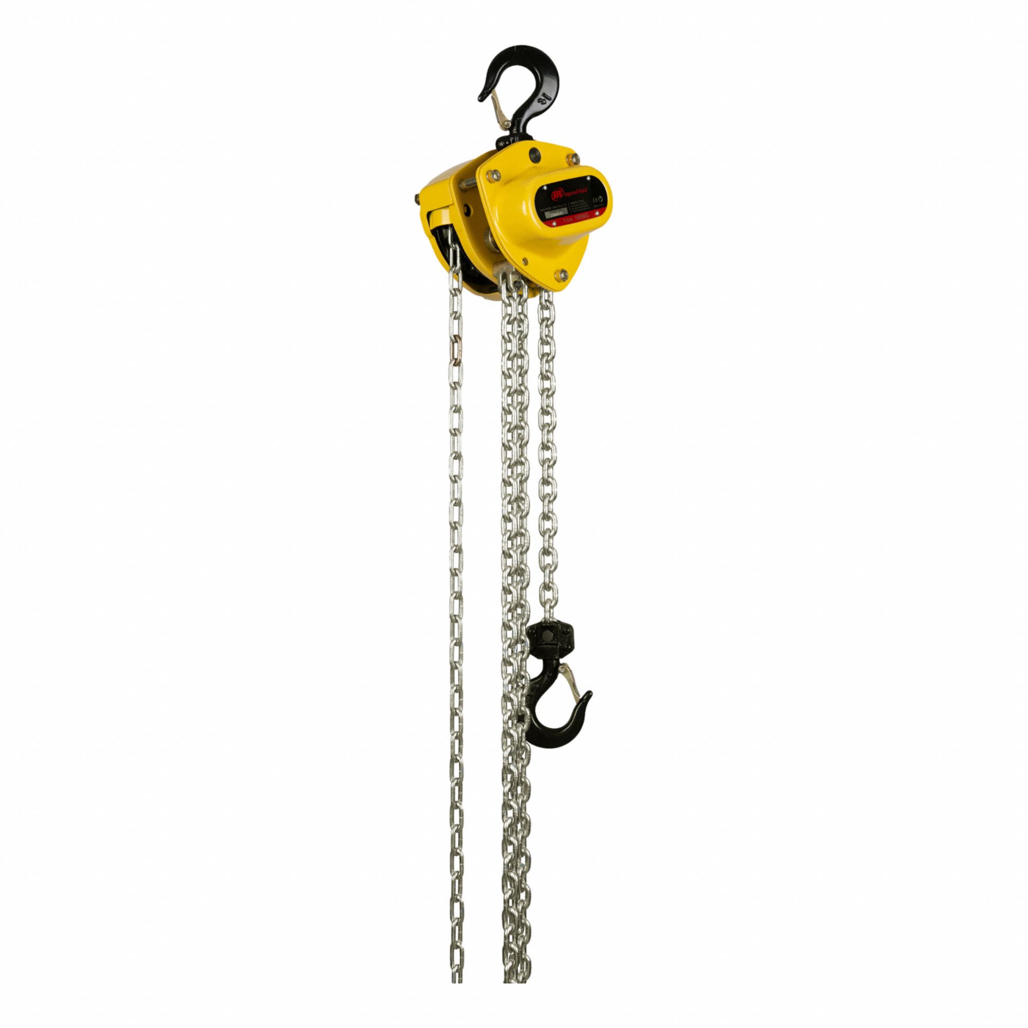 LEVER/MANUAL CHAIN HOIST, STEEL, CORROSION RESISTANT CHAIN, 1 TON MAXIMUM LIFTING CAPACITY, HOOK MOUNTED