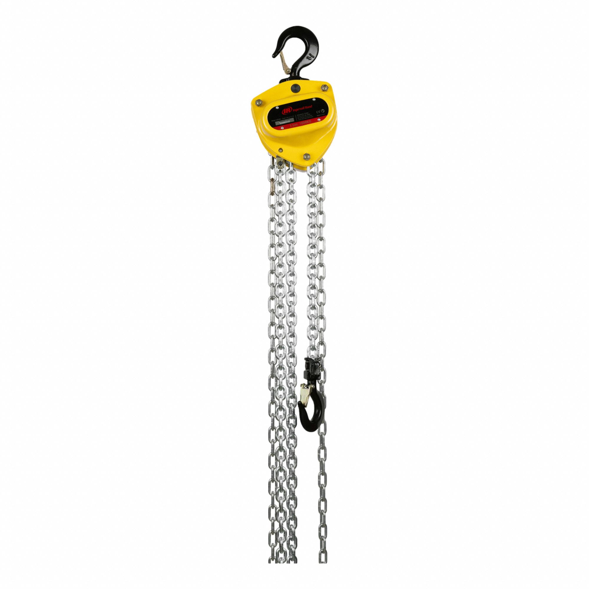 LEVER/MANUAL CHAIN HOIST, STEEL, CORROSION RESISTANT CHAIN, 1 TON MAXIMUM LIFTING CAPACITY, HOOK MOUNTED