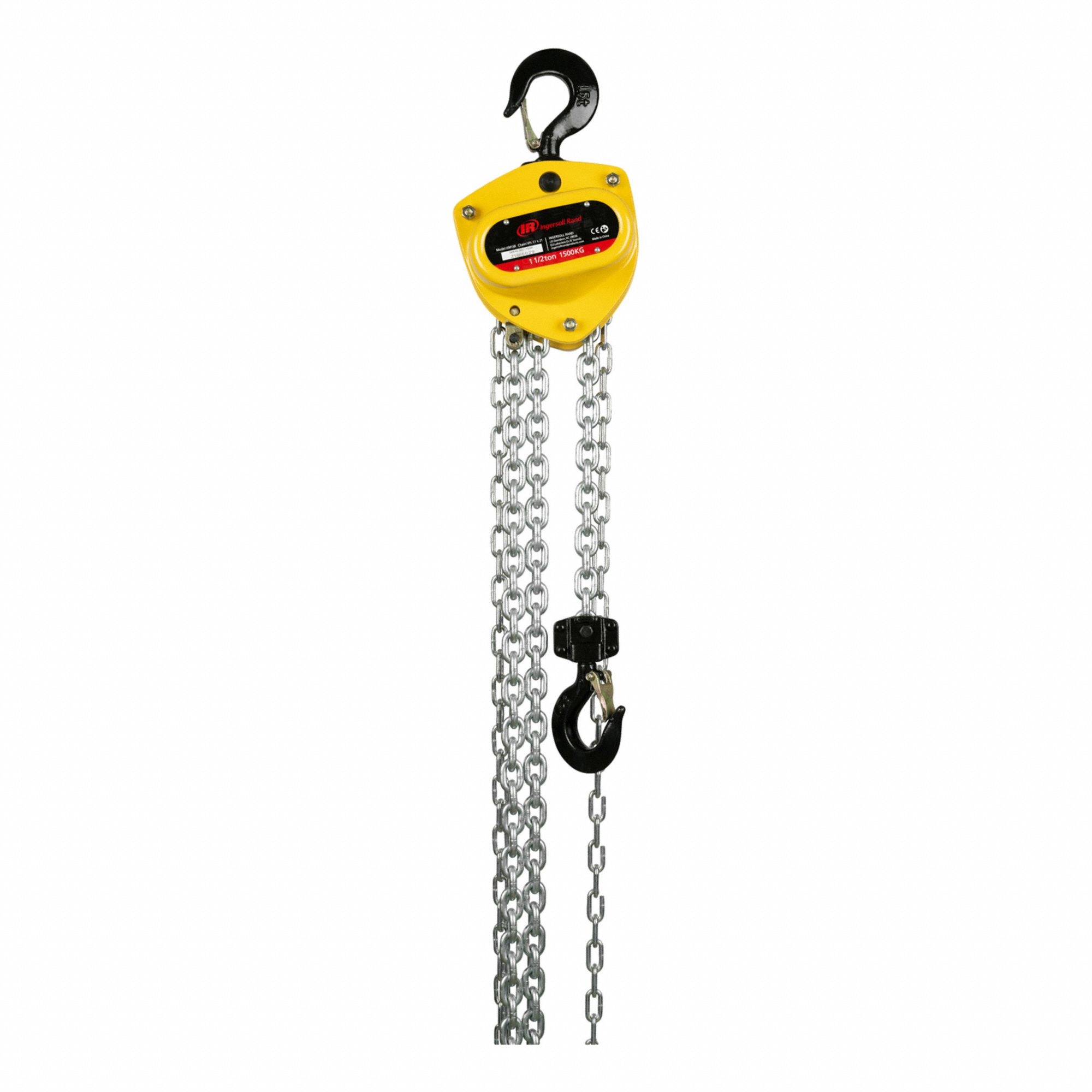 LEVER/MANUAL CHAIN HOIST, STEEL, CORROSION RESISTANT CHAIN, 2 TON MAXIMUM LIFTING CAPACITY, HOOK MOUNTED
