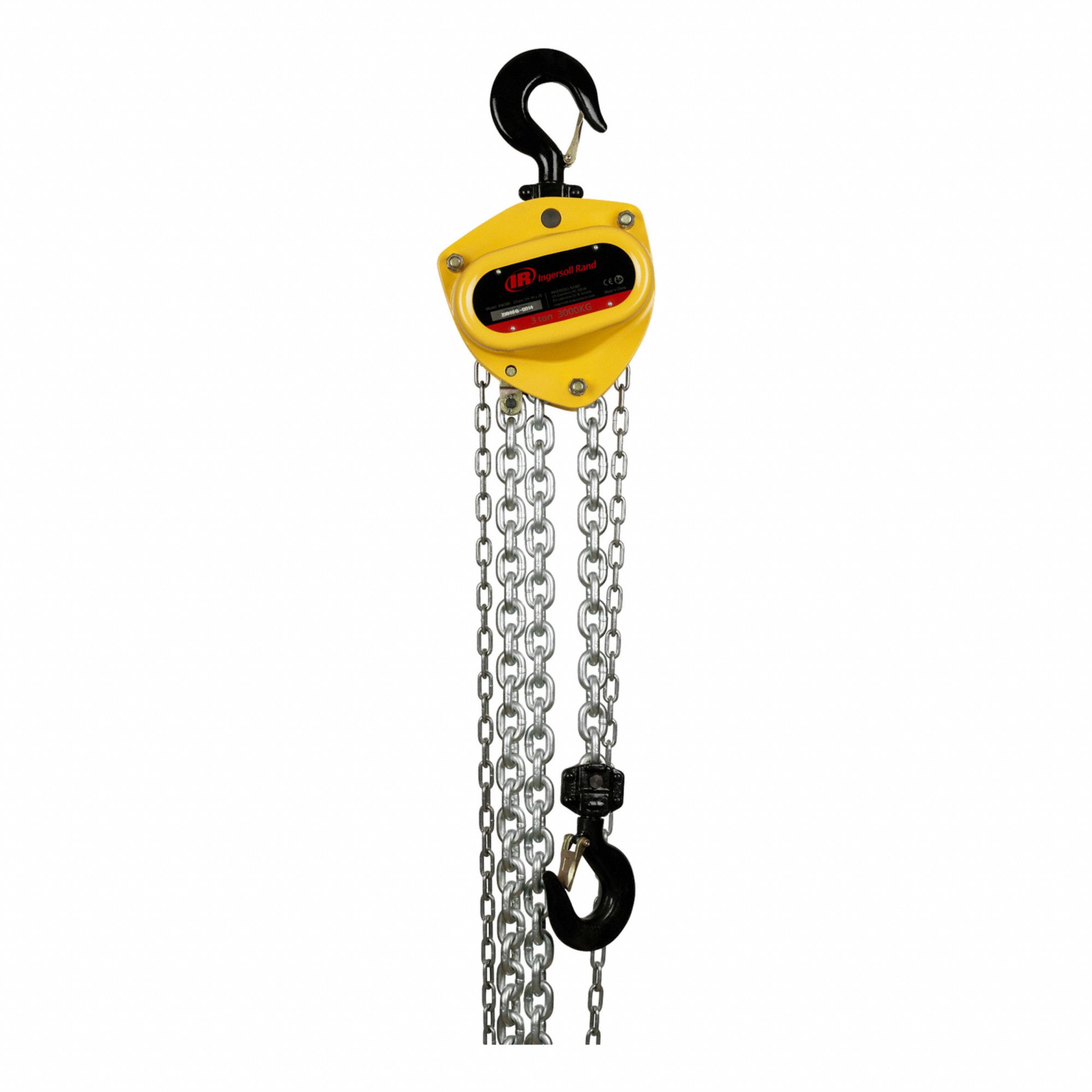 LEVER/MANUAL CHAIN HOIST, STEEL, CORROSION RESISTANT CHAIN, 3 TON MAXIMUM LIFTING CAPACITY, HOOK MOUNTED