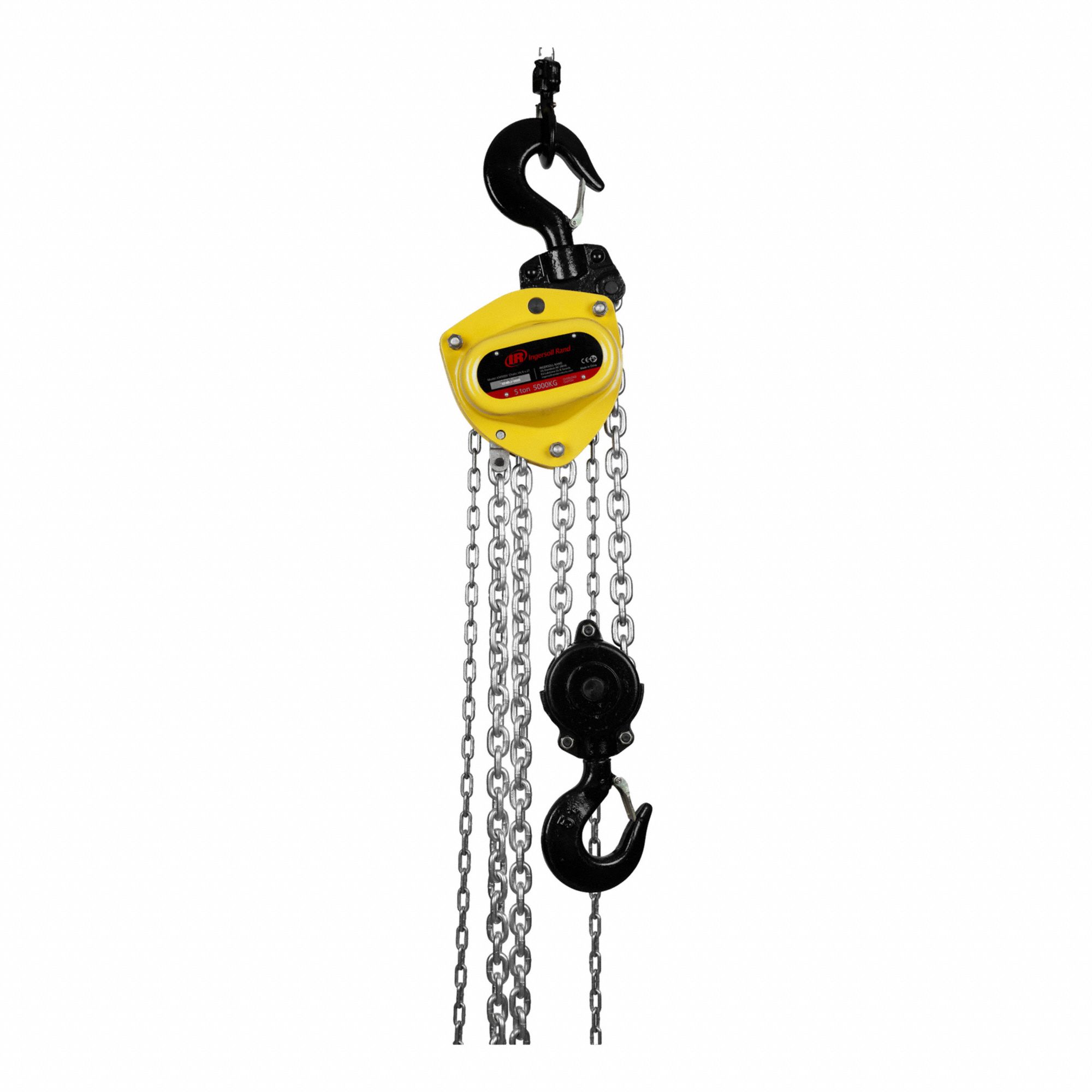 LEVER/MANUAL CHAIN HOIST, STEEL, CORROSION RESISTANT CHAIN, 5 TON MAXIMUM LIFTING CAPACITY, HOOK MOUNTED