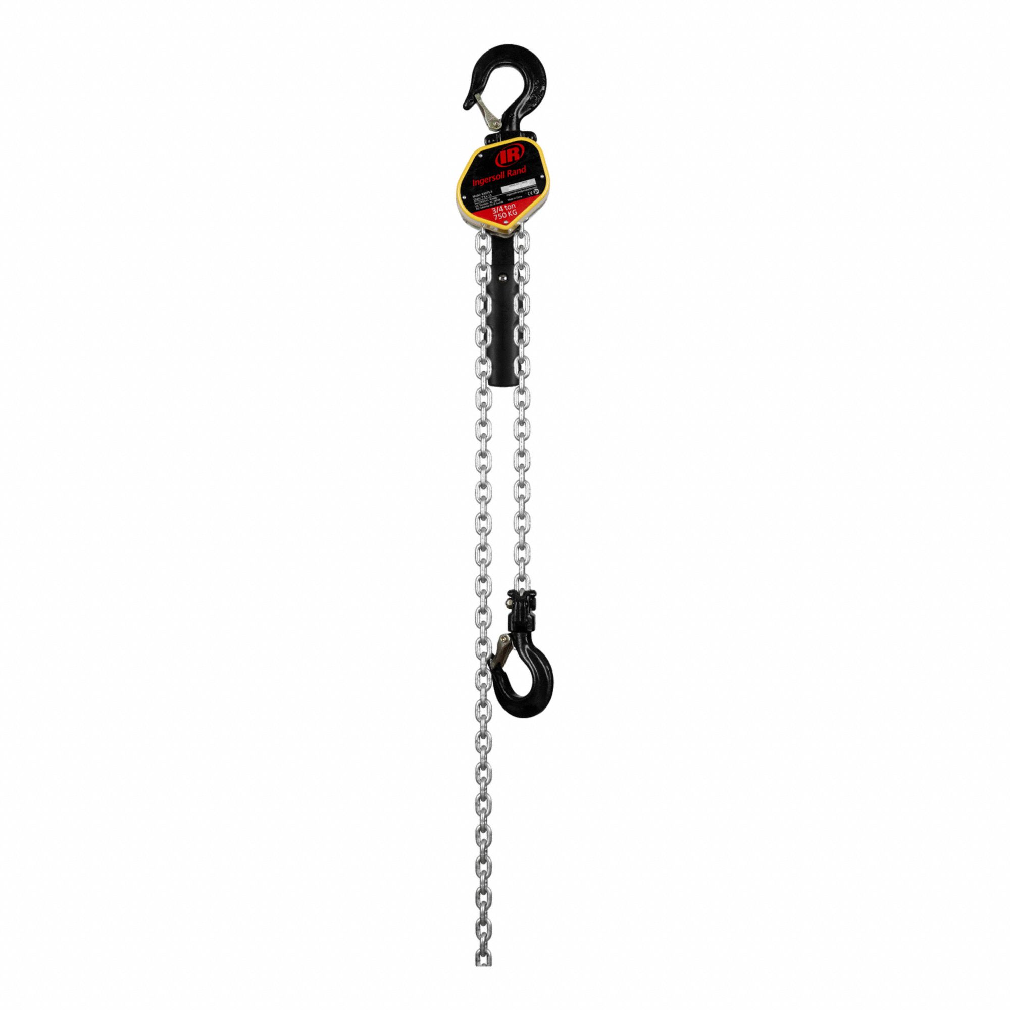 LEVER/MANUAL CHAIN HOIST, 5 FT L, HOOK MOUNT