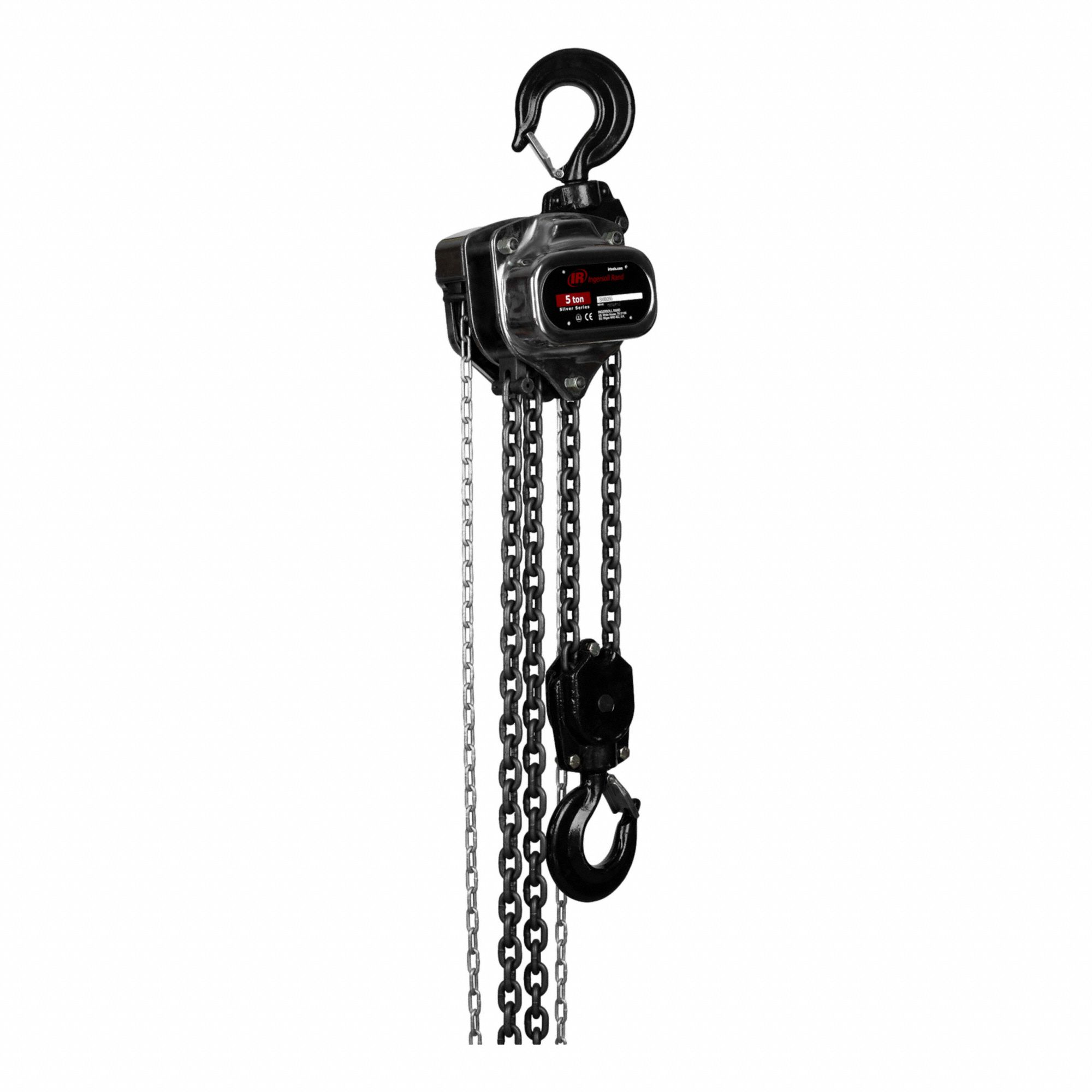 INGERSOLL RAND MANUAL CHAIN HOIST,11,000 LB,HOOK MOUNT Manual Chain