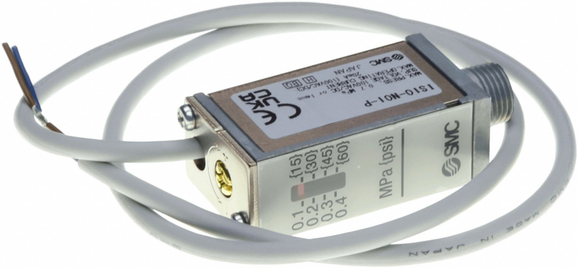 Press Switch: IS10-N01-P, Pressure Switch, IP40, 100 V/24 V or less/48 V, 0.5 m Lead Lg (ft)