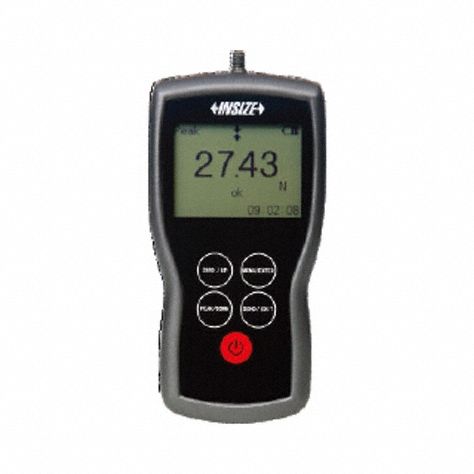 Digital Force Gauge: 1.1 lbf Max Force Measured, 0 lbf Min Force Measured, Higher Resolution