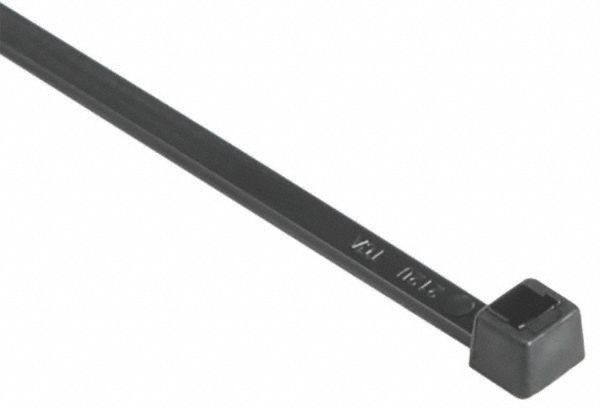 ATTACHES CÂBLES, CLIQUET PLAST, UL 11, UV, -40C 85C, NOIR, 12X0.05PO/3.15PO DIA MAX, NYLON, PQ 1000