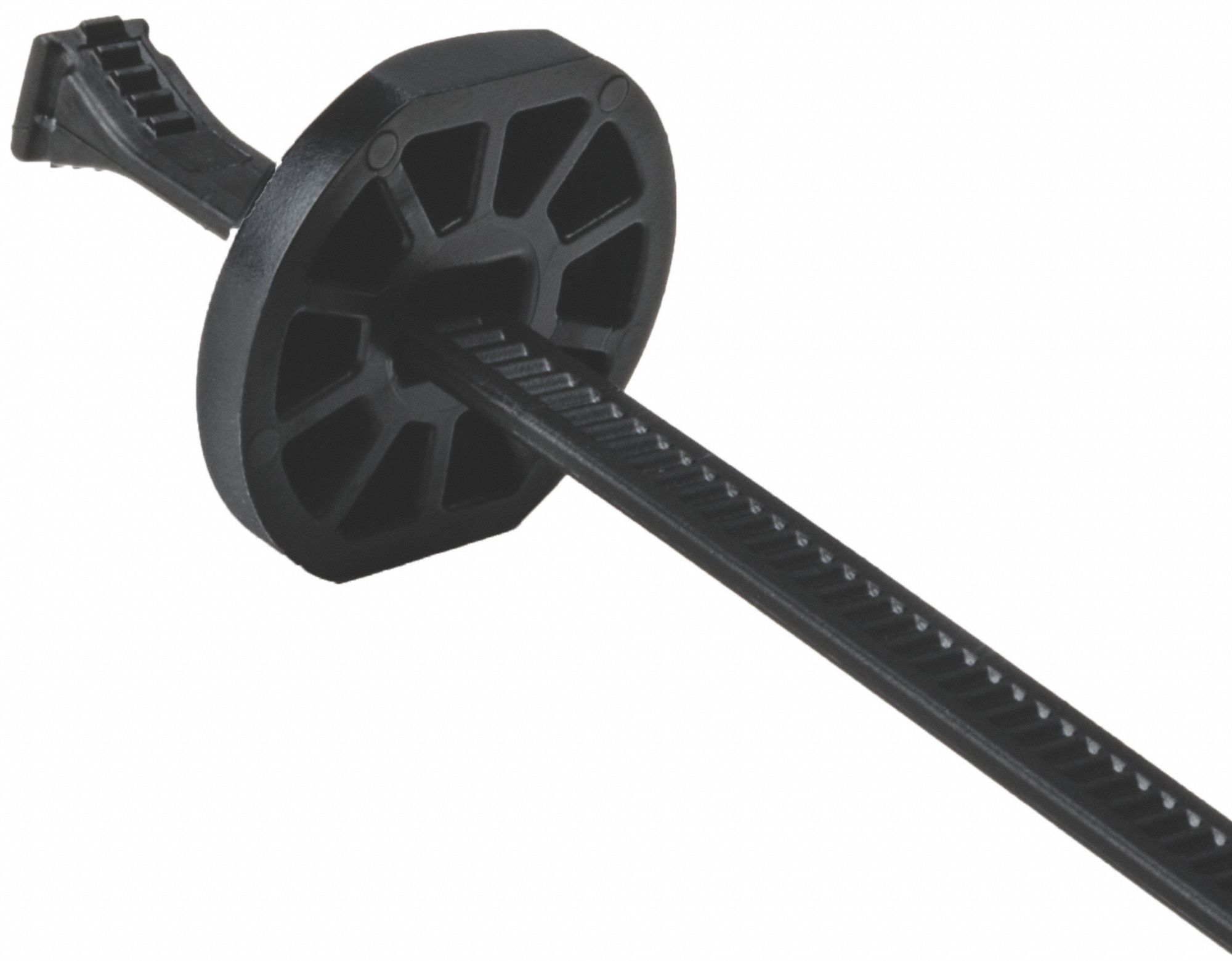 BUTTON HEAD CABLE STRAP, PLASTIC PAWL, -40 ° C TO 105 ° C, 15 IN L/4.33 IN MAX DIA, NYLON, PK 50