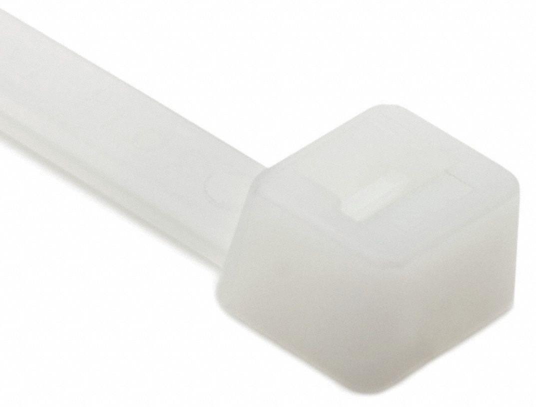 ATTACHE CÂBLE ROBUSTE, CLIQUET, UL 2/21, MS/SAE, -40C 85C, 30X0.075PO/8.9PO MAX DIA, NATUREL, PQ 50