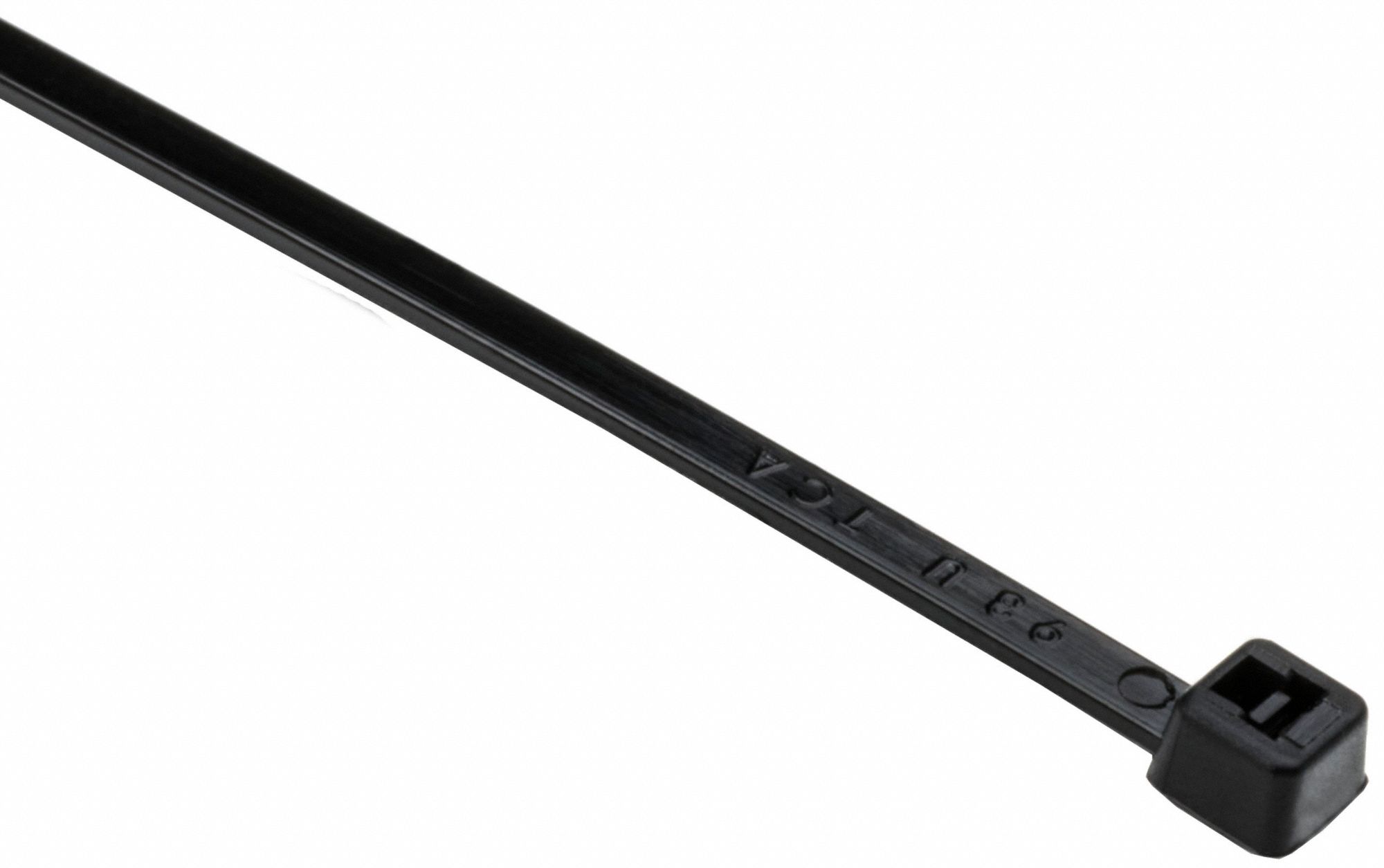 ATTACHE CÂBLE, UL 11, -40C 125C, 4X0.05PO/0.87PO DIA MAX, NOIR, NYLON, PQ 1000