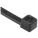 HIGH TEMP CABLE TIES,UL 21,-40 ° C TO 125 ° C,5.8 X 0.05 IN/1.38 IN MAX DIA,BLK,NYLON,PK 1000