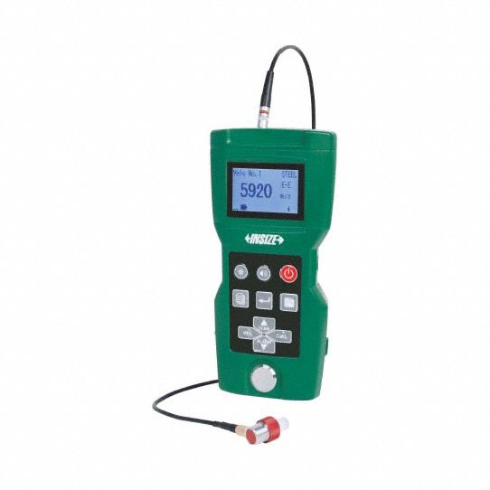 Ultrasonic Thickness Gauge: Couplant/Transducer (ISU-P06)/USB Cable, Not Certified, 4 Digits