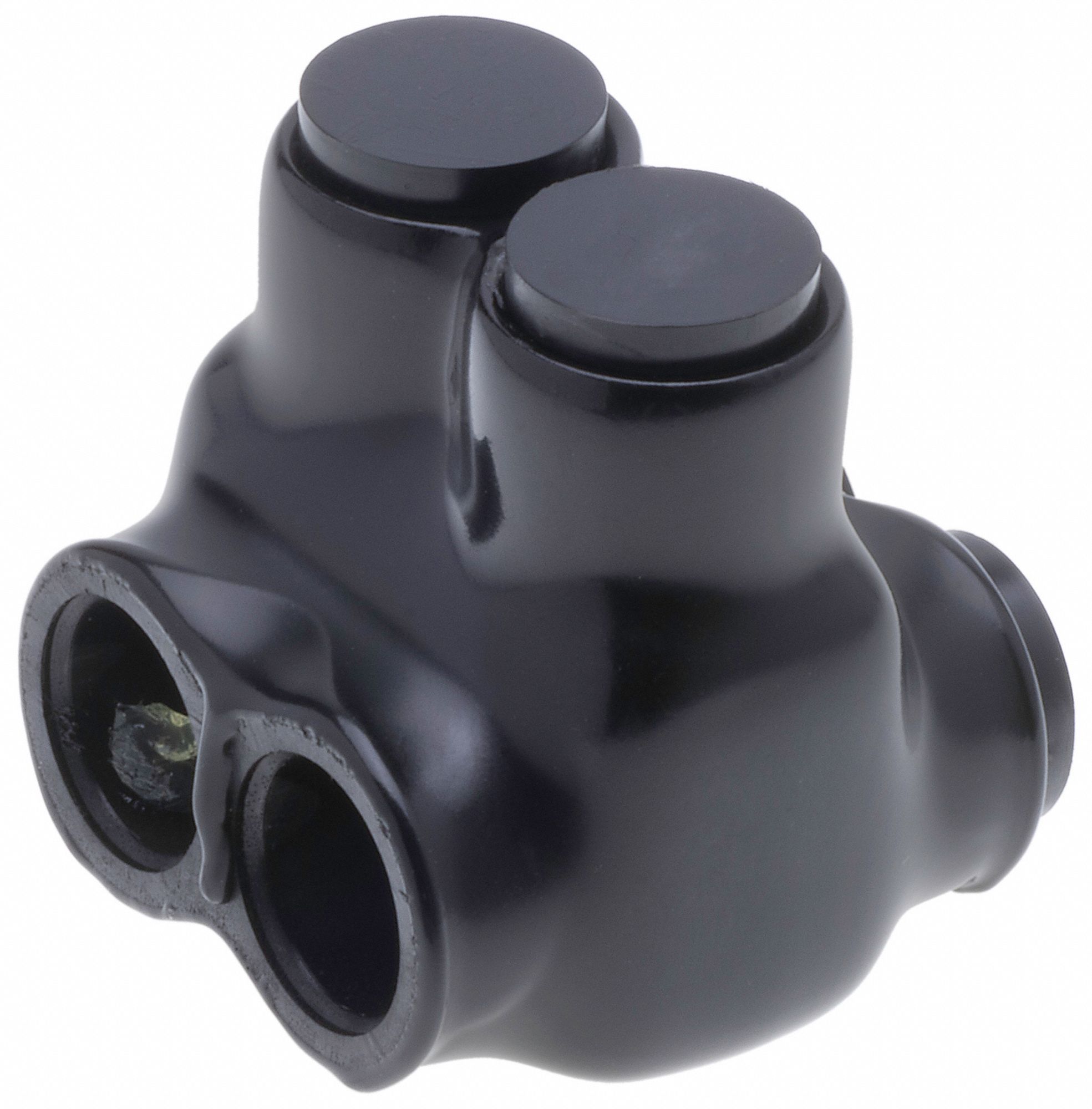 POLARIS, Black, 2 Ports, Wire Connector 796P35ITD3/0B Grainger