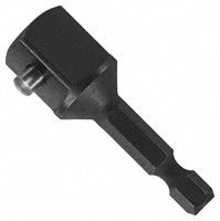 Impact Socket Adapter: 1/2 in Input Drive Size, 1/4 in Output Drive Size, Hex, 5 PK