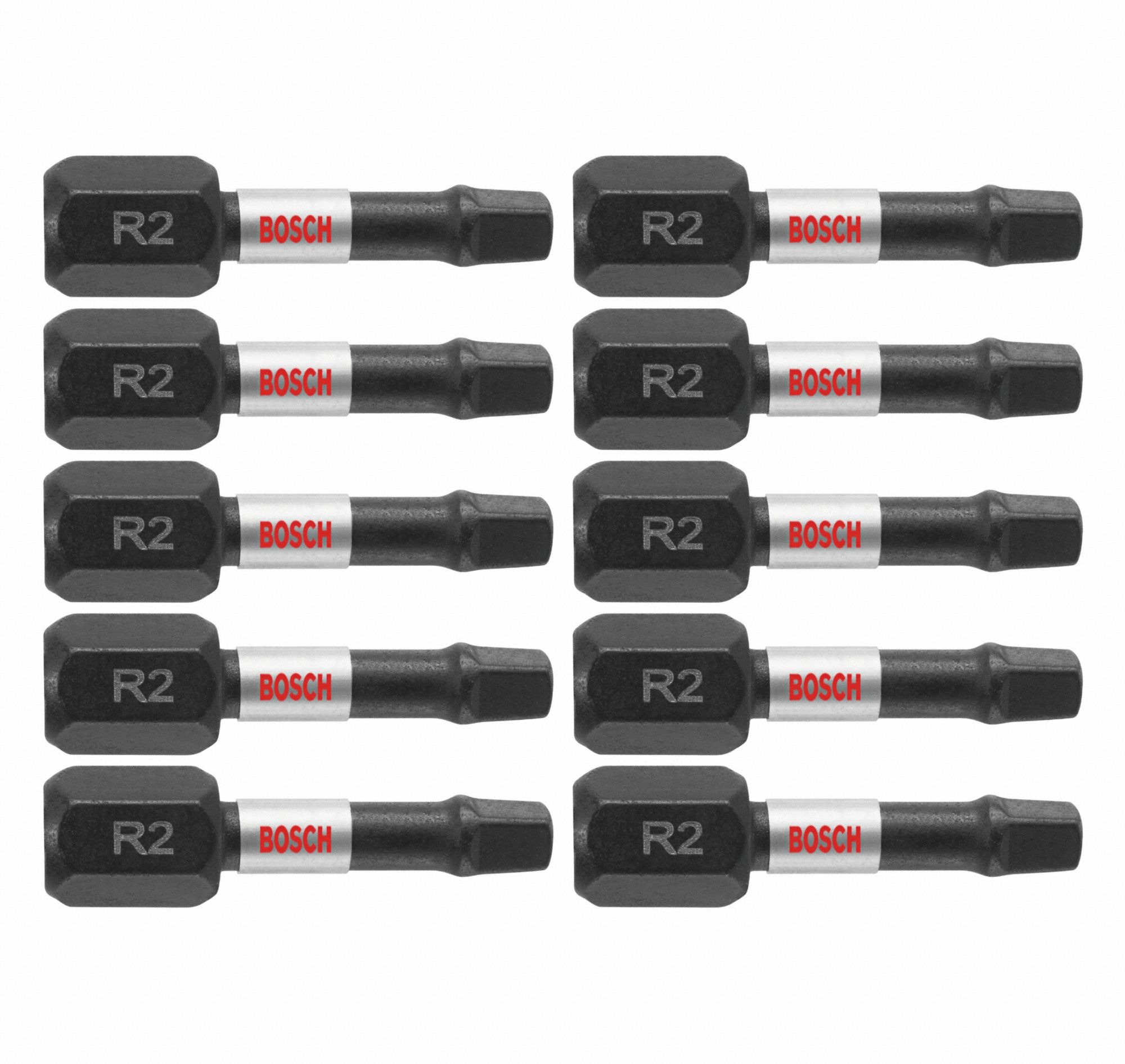 BOSCH, 2 Fastening Tool Tip Size, 1 in Overall Bit Lg, Impact Driver