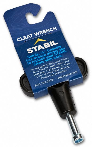 UNISEX CLEAT T-WRENCH, LIGHT AND COMPACT