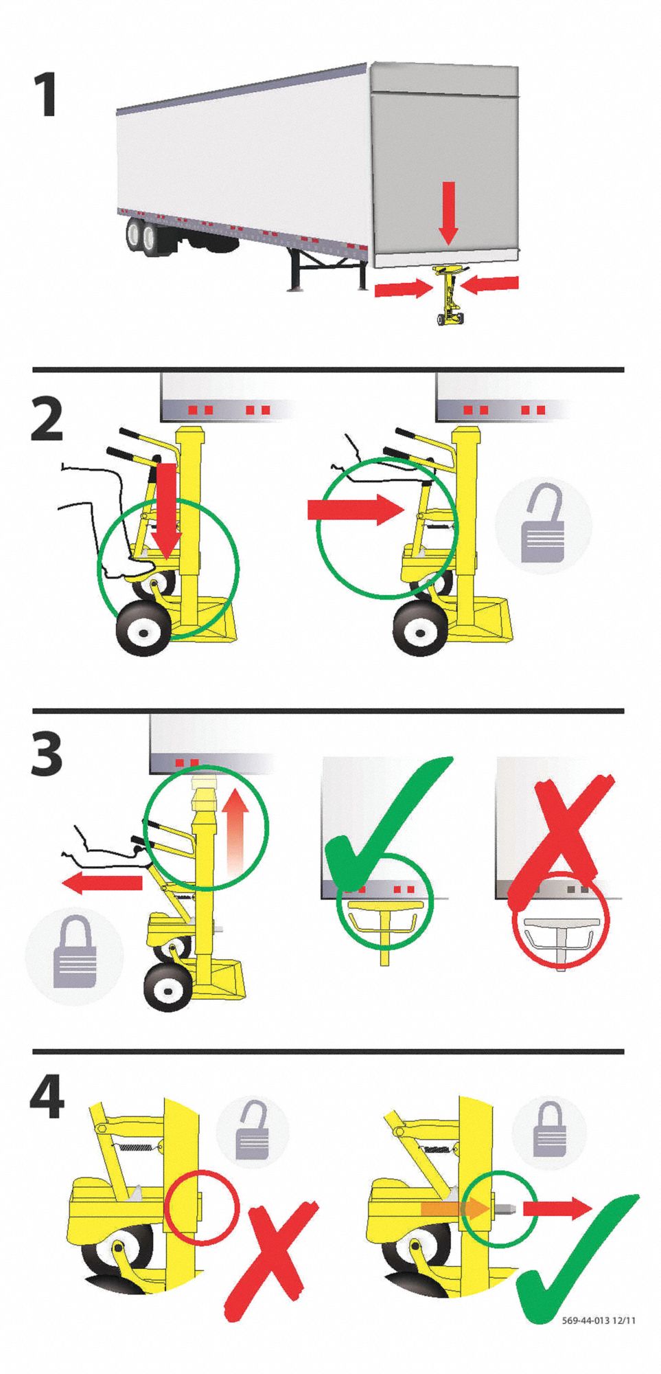 INSTRUCTION LABEL, FOR AUTOSTAND PLUS TRAILER STAND