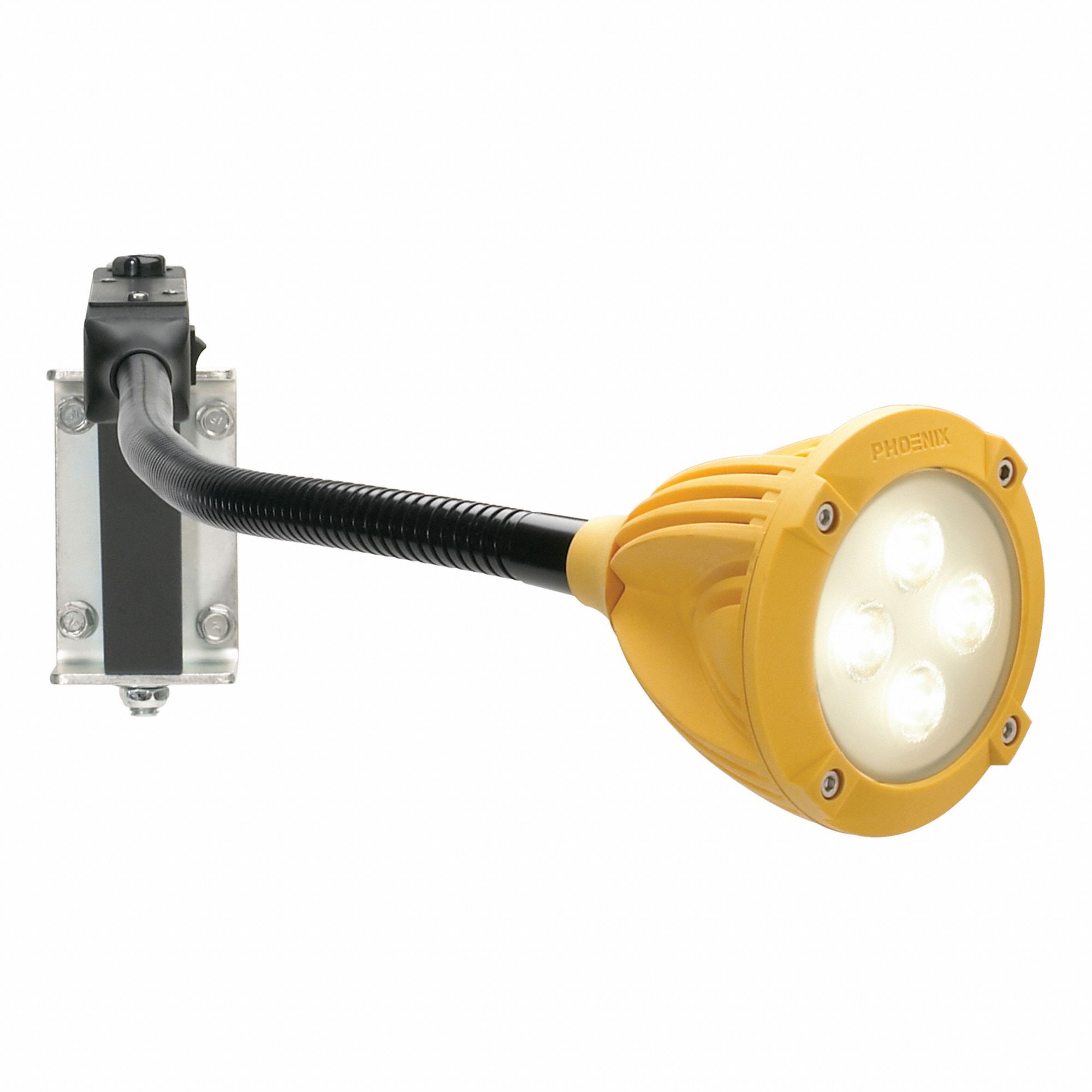 IDEAL WAREHOUSE INNOVATIONS, INC. DOCK LIGHT, 38.05 IN ARM REACH, BLACK