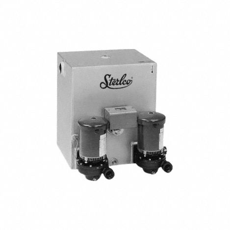 Condensate Return System: Simplex, 1/2 hp, 230/460V AC, 30 gal Tank, 50 ft Max. Head, Steel