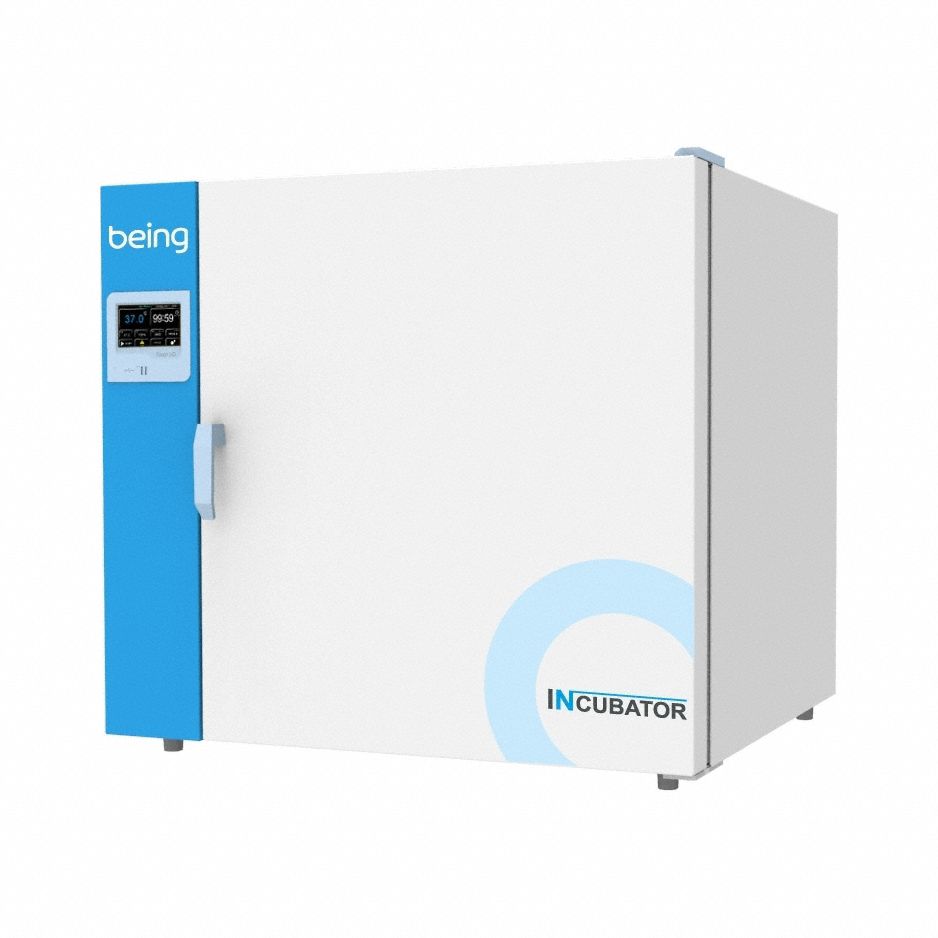 BEING SCIENTIFIC Programmable Heating Incubator: Gravity, 123 L Capacity, 80°C Max Temp Setting (MPN BH251120U). Key specifications — Incubator Type: Cell Culture; Refrigerated: Non-Refrigerated; Minimum Temperature Setting: Ambient + 5°C; Temperature Accuracy Tolerance: ±0.2°C @37°C; Temperature Uniformity: ±0.8°C (@37°C); Manufacturer Part Number: BH251120U; Brand: BEING SCIENTIFIC; Display Type: Digital.