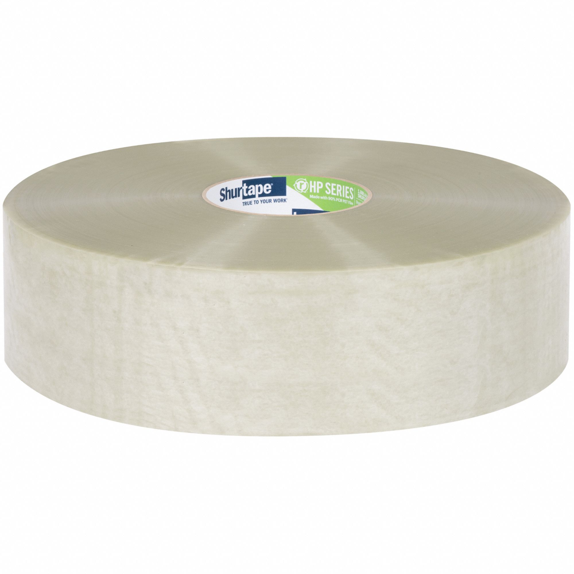 Packaging Tape: 1.3 mil Tape Thick, 2 7/8 in x 1, 640 yd, Clear, RHP 100, 4 PK