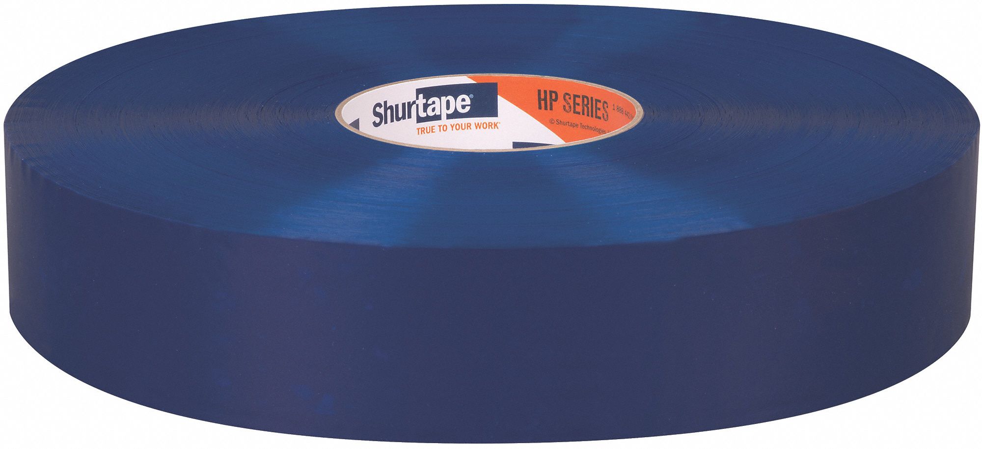 Color Coding Tape: 1.9 mil Tape Thick, Blue, 1 7/8 in x 1, 000 yd, HP 200, 6 PK