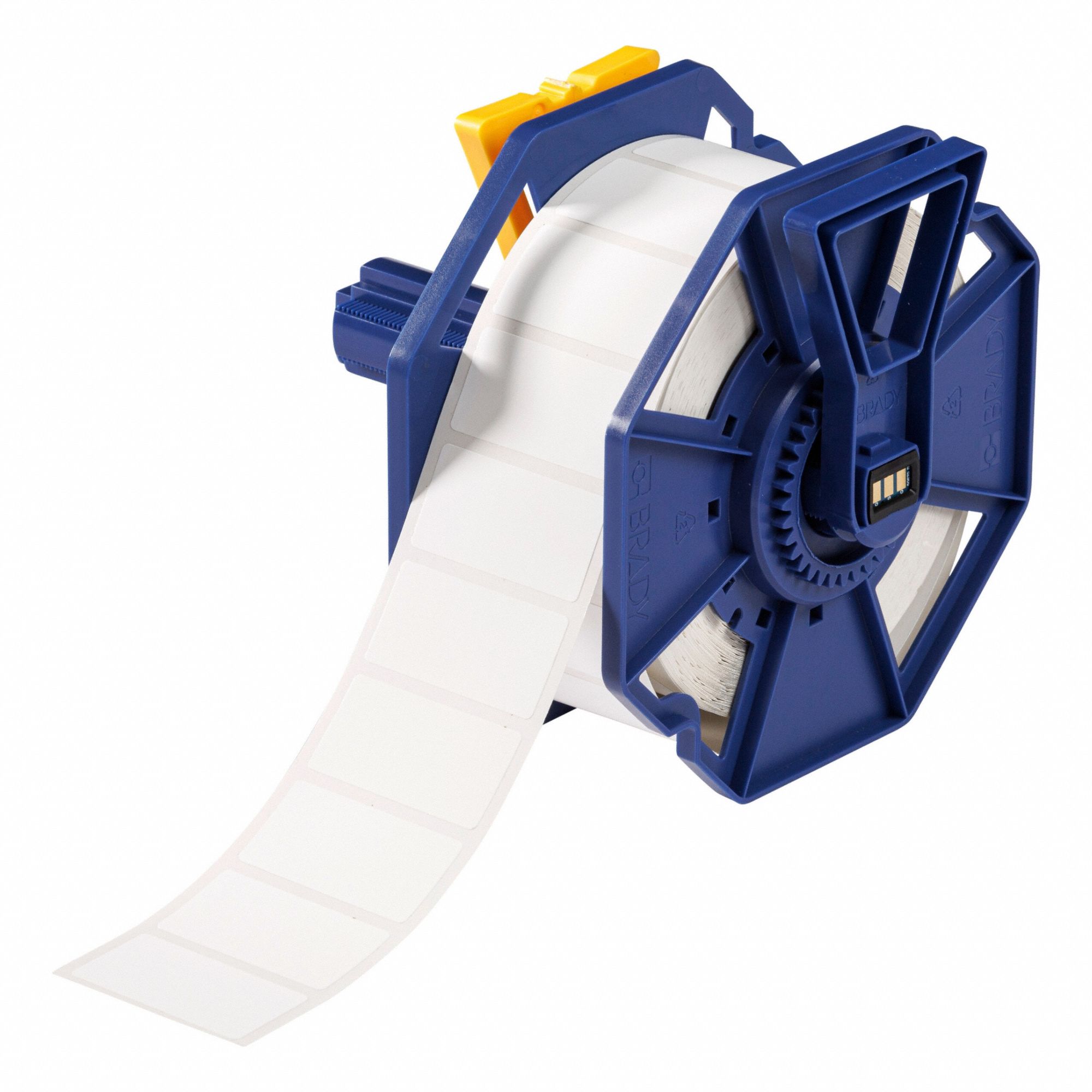 Pre-Cut Label Stock Roll: 1 in x 2 in, Acrylic, Permanent Adhesive, 1, 000 Labels, J7300, Permanent