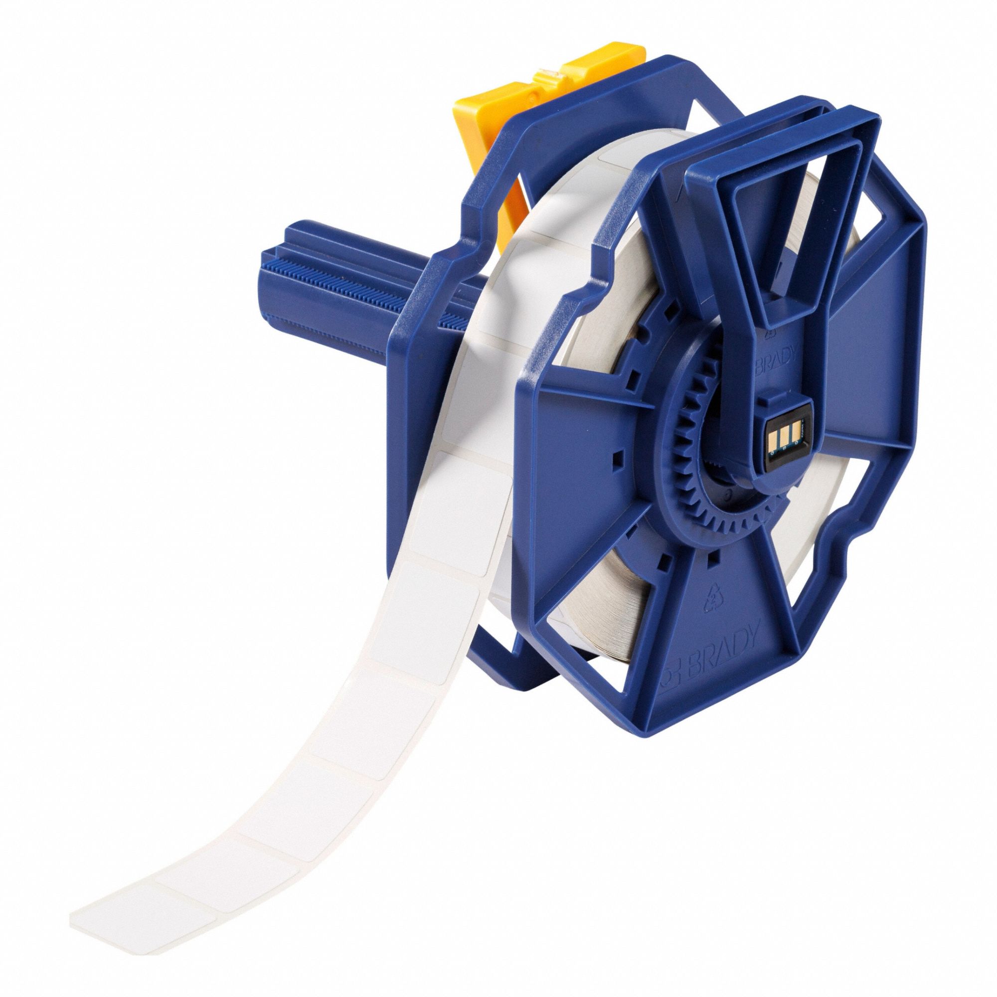 Pre-Cut Label Stock Roll: 1 in x 1 in, Acrylic, Permanent Adhesive, 1, 000 Labels, J7300, Permanent