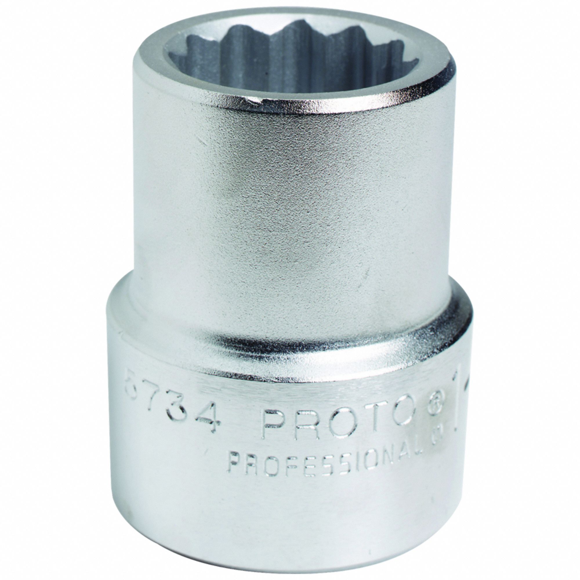 Socket: SAE, 1 in Drive Size, 3 1/8 in Socket Size, 12-Point, Std, Satin, Not Tether Capable