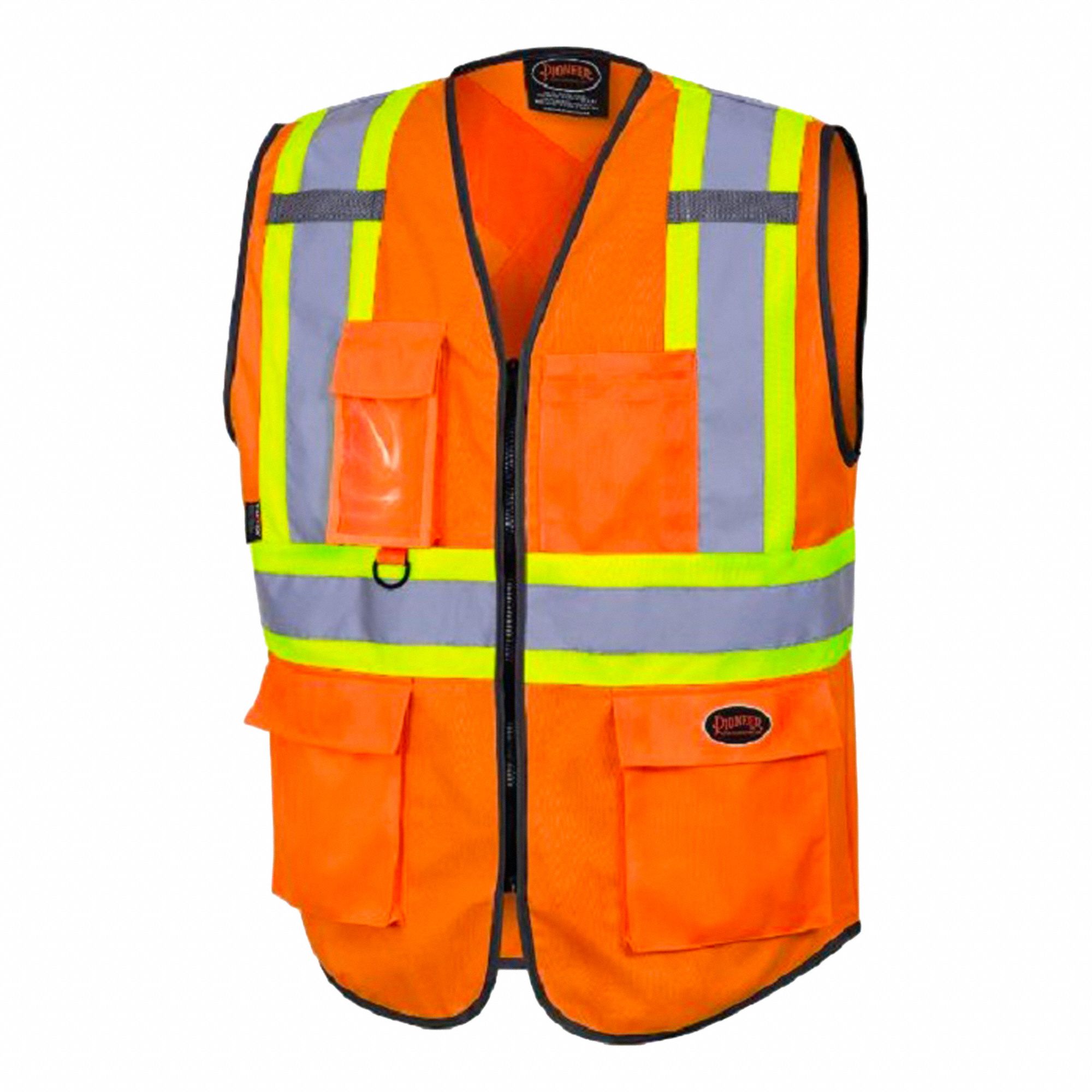 VESTE SECURITE,POLYESTER,ORNG,2TG