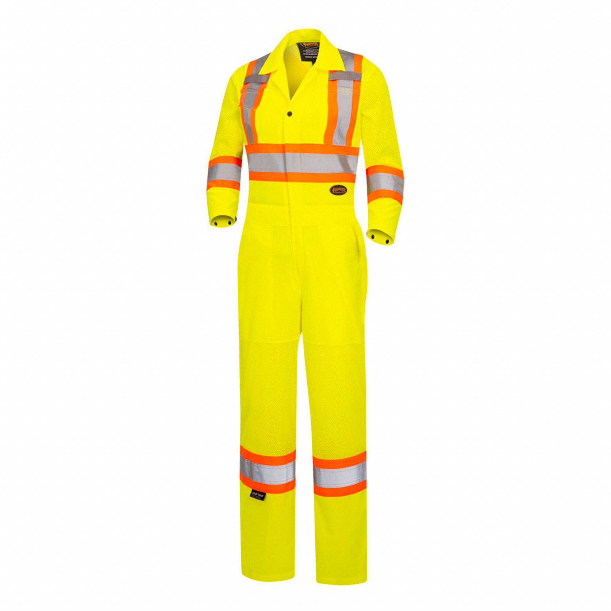COVERALL,GREEN, YELLOW,S SIZE,POLYESTER