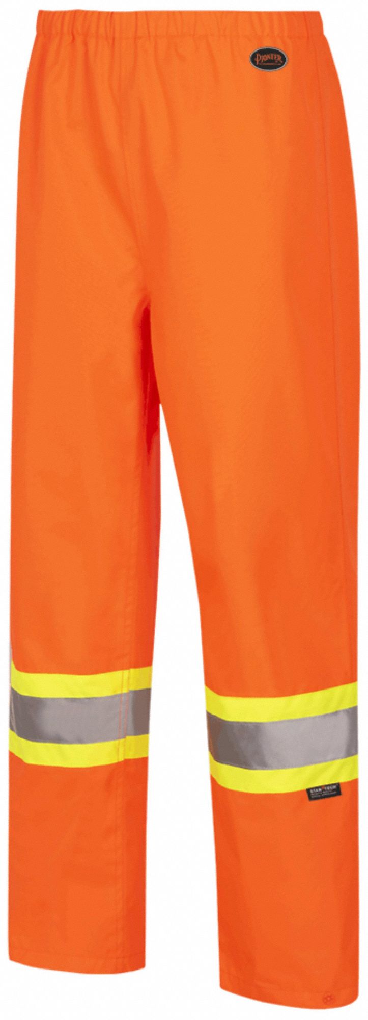 BIB OVERALLS,ORANGE,POLYESTER,SZ 3XL