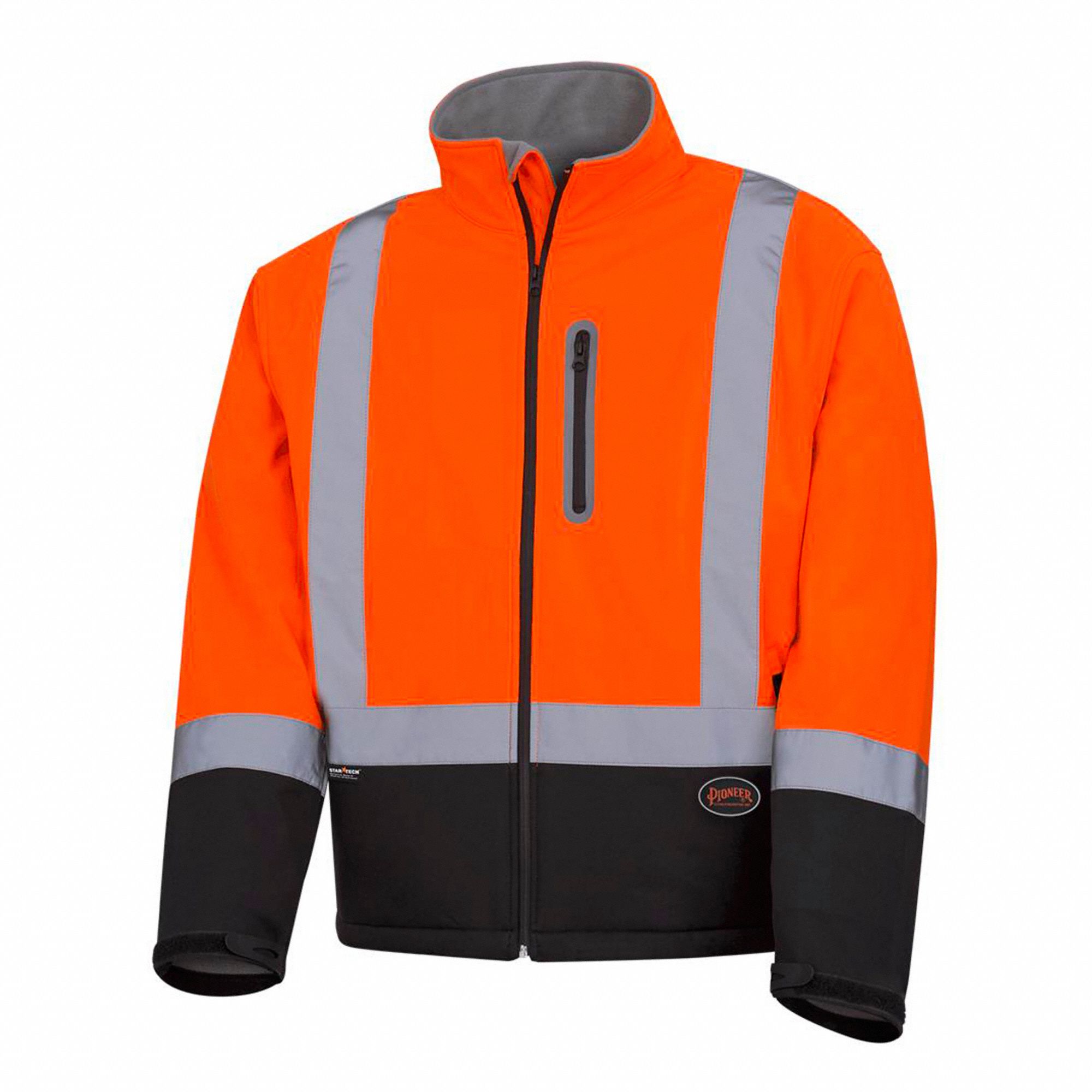 JACKET,ORANGE,SIZE S,ZIPPER