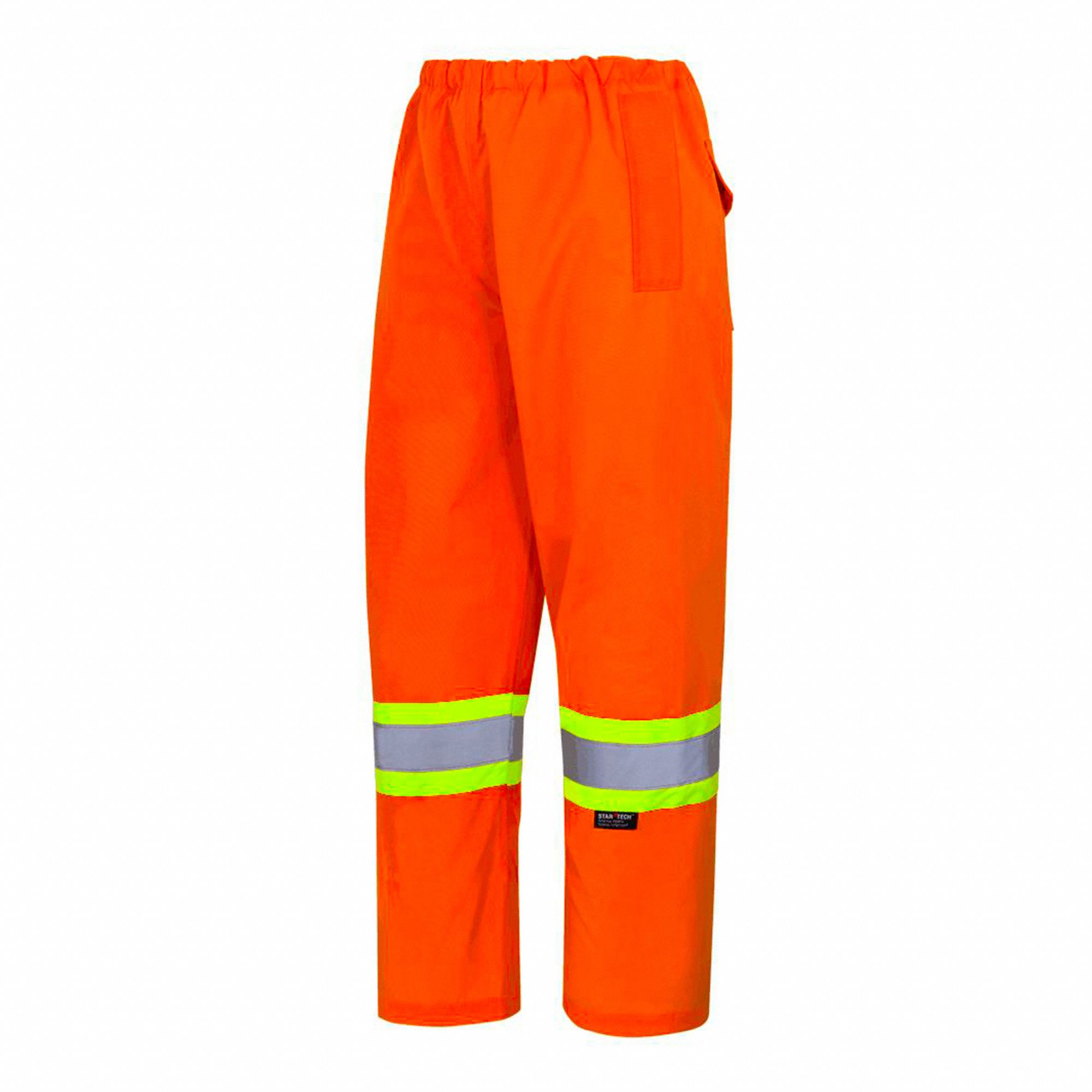 PANT PLUIE HAUTE VISIB, ORNG, TAILLE TG