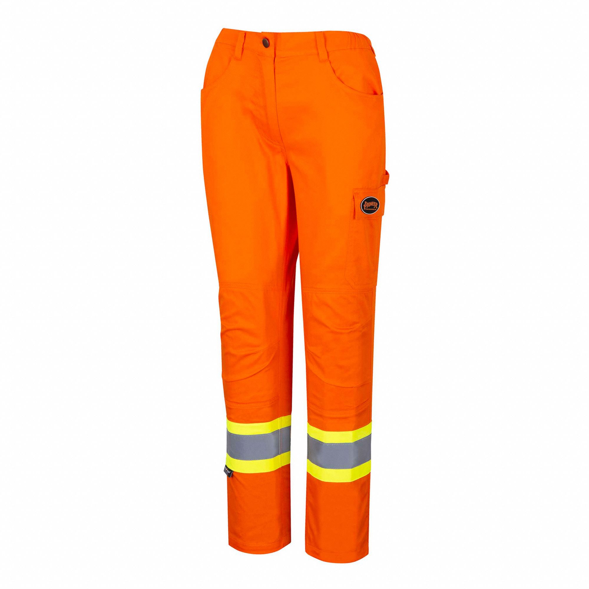 HIGH-VISIBILITY PANTS,ORANGE,3XL SIZE