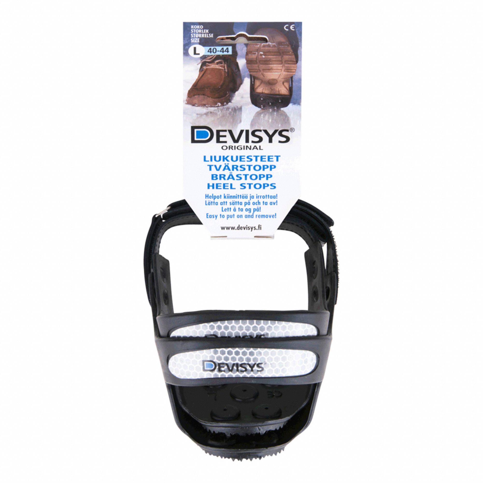 ANTI-SLIP HEEL TRACTION AID, XL, BLACK, UNISEX, POLYMER BLEND