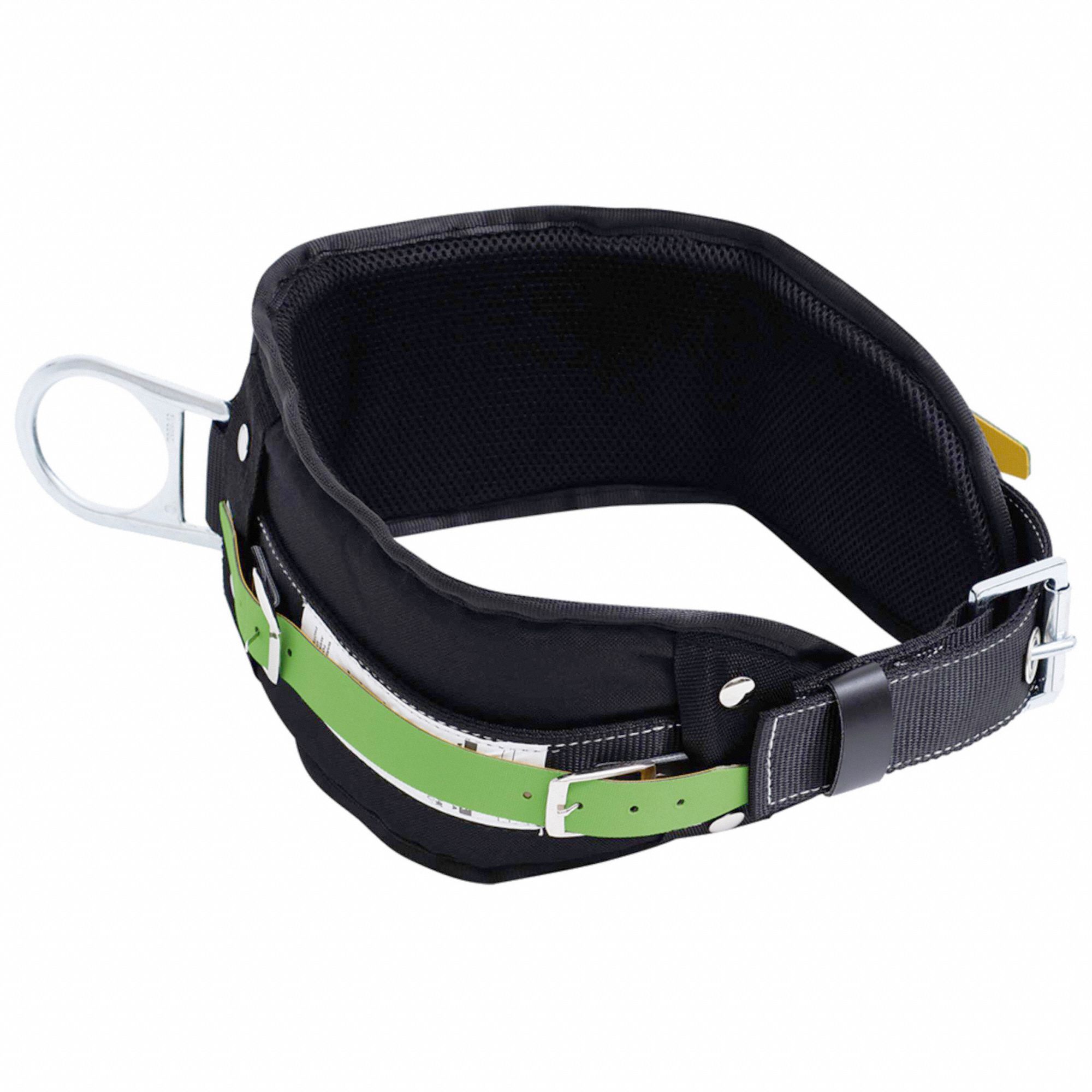 SAFETY BODY BELT, XL, 1 BACK D-RING, TONGUE BUCKLE, 400 LB CAPACITY, STEEL HARDWARE