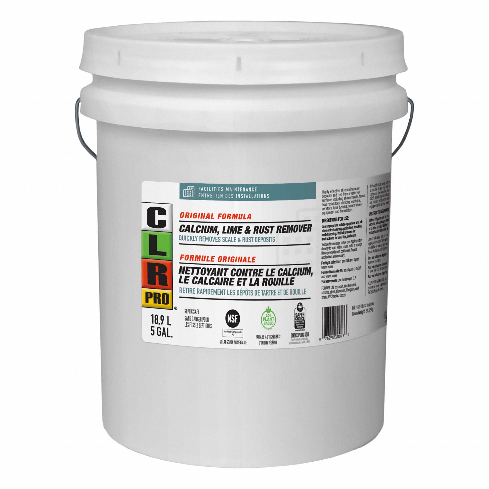 CALCIUM,LIME,RUST REMOVER,5 GAL,BUCKET