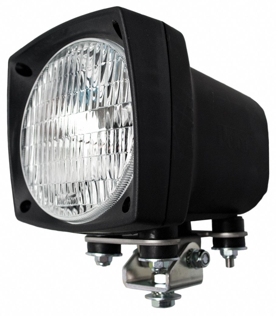 JETCO WORK LIGHT,XENON,5 IN X 5 IN DIA Vehicle Work Lights