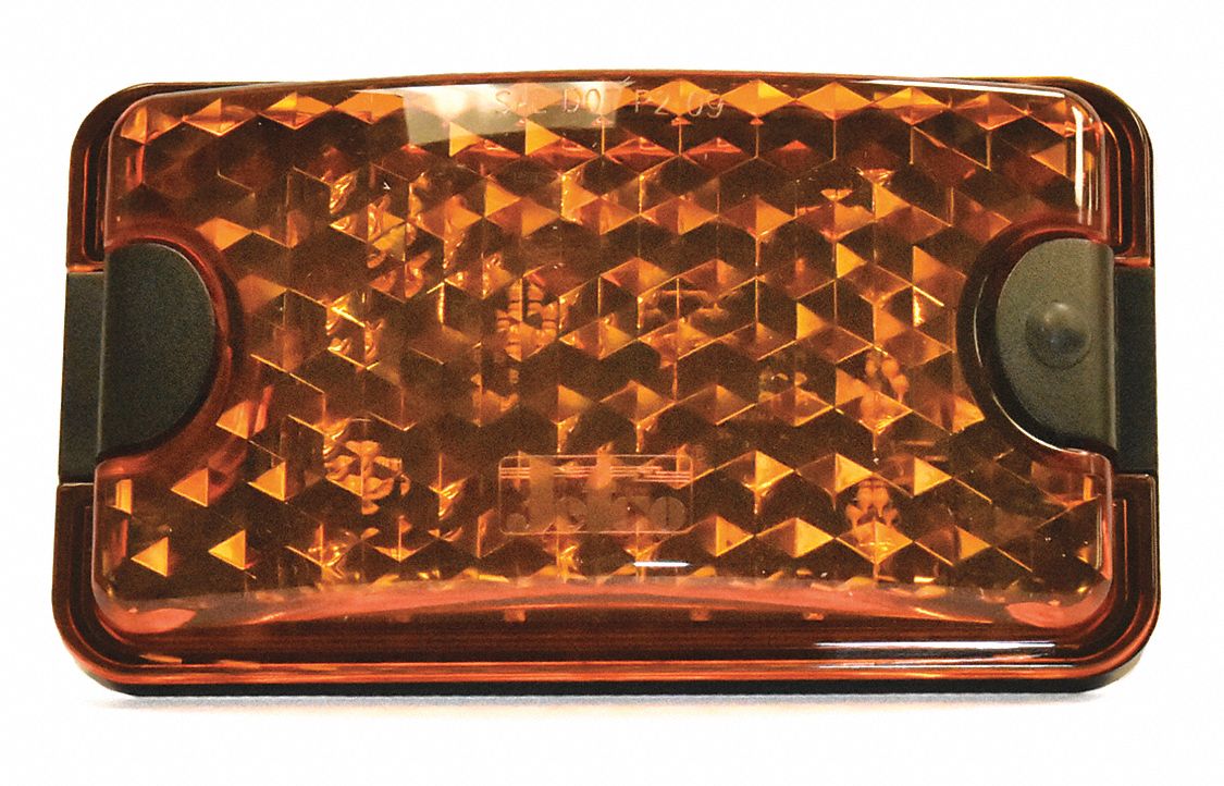 LOAD LIGHT, GROMMET, 20 LEDS, 4 AA BATTERIES, AMBER, 3 1/2 X 1 3/4 X 5 3/4 IN, PC, PLASTIC