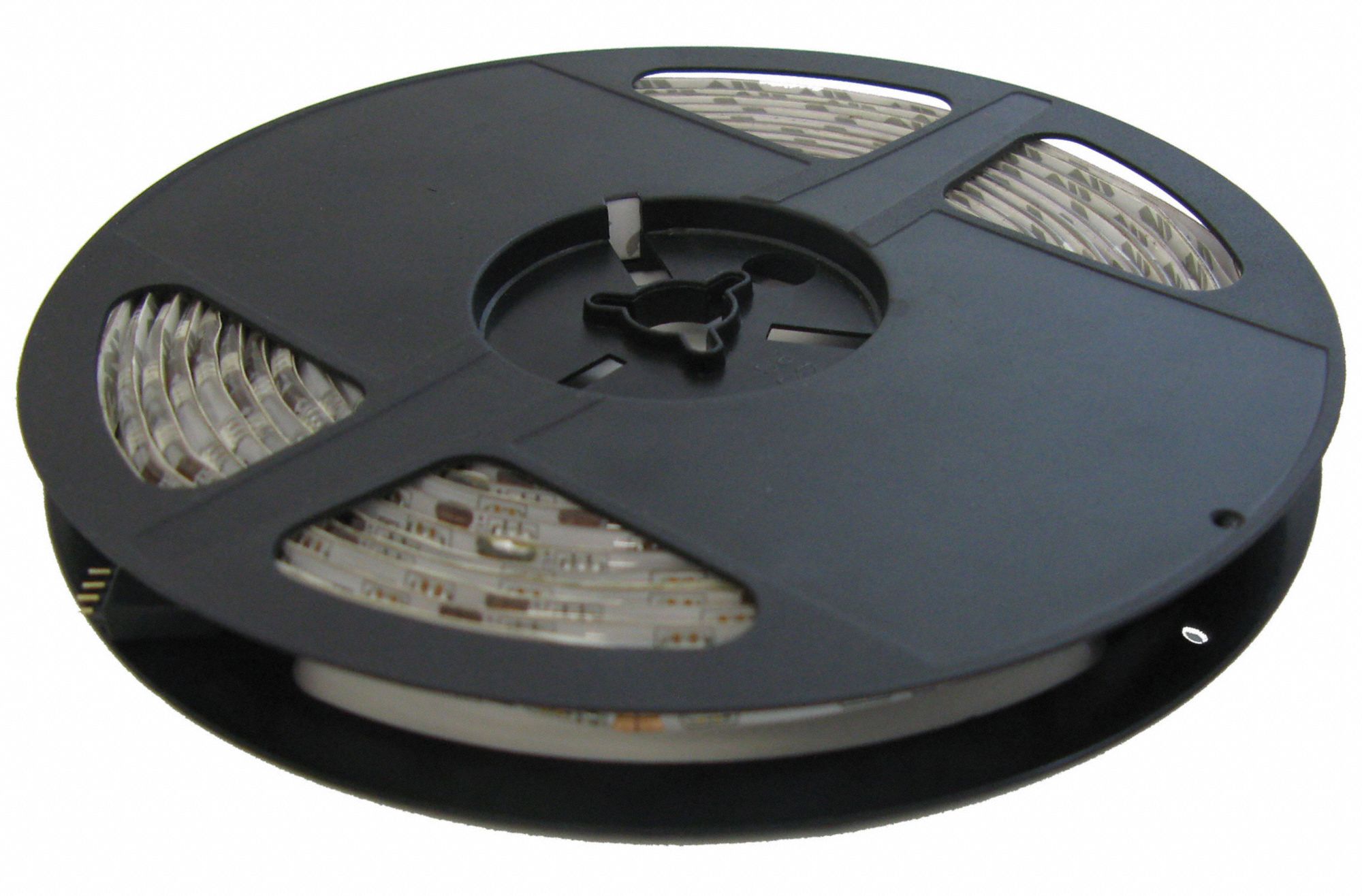 STRIP LIGHTING, 12V, POLYURETHANE, AMBER, ADHESIVE MOUNT, LED, FLAT, 2-WIRE (DIRECT), 2.7 A, 20,000 HR LAMP LIFE, 5 M L