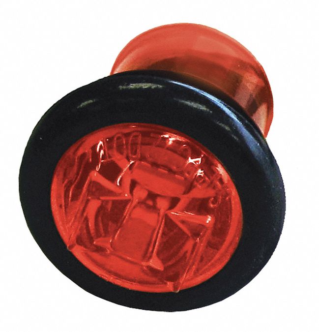 JETCO LED MARKER LIGHT GROMMET MOUNT RED 5 X 1 X 5 X 3 4 IN