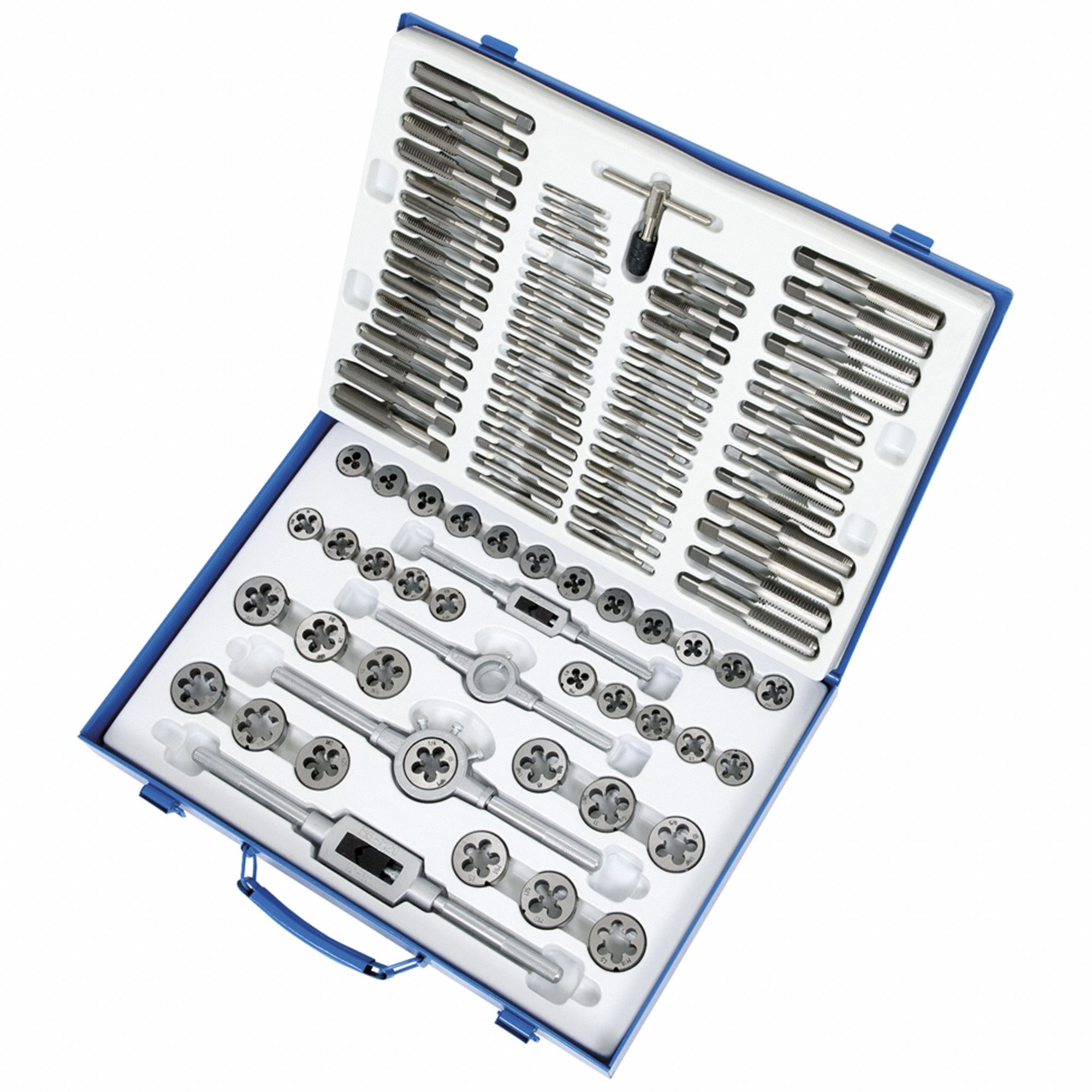 TAP AND DIE SET SAE/METRIC 110 PC