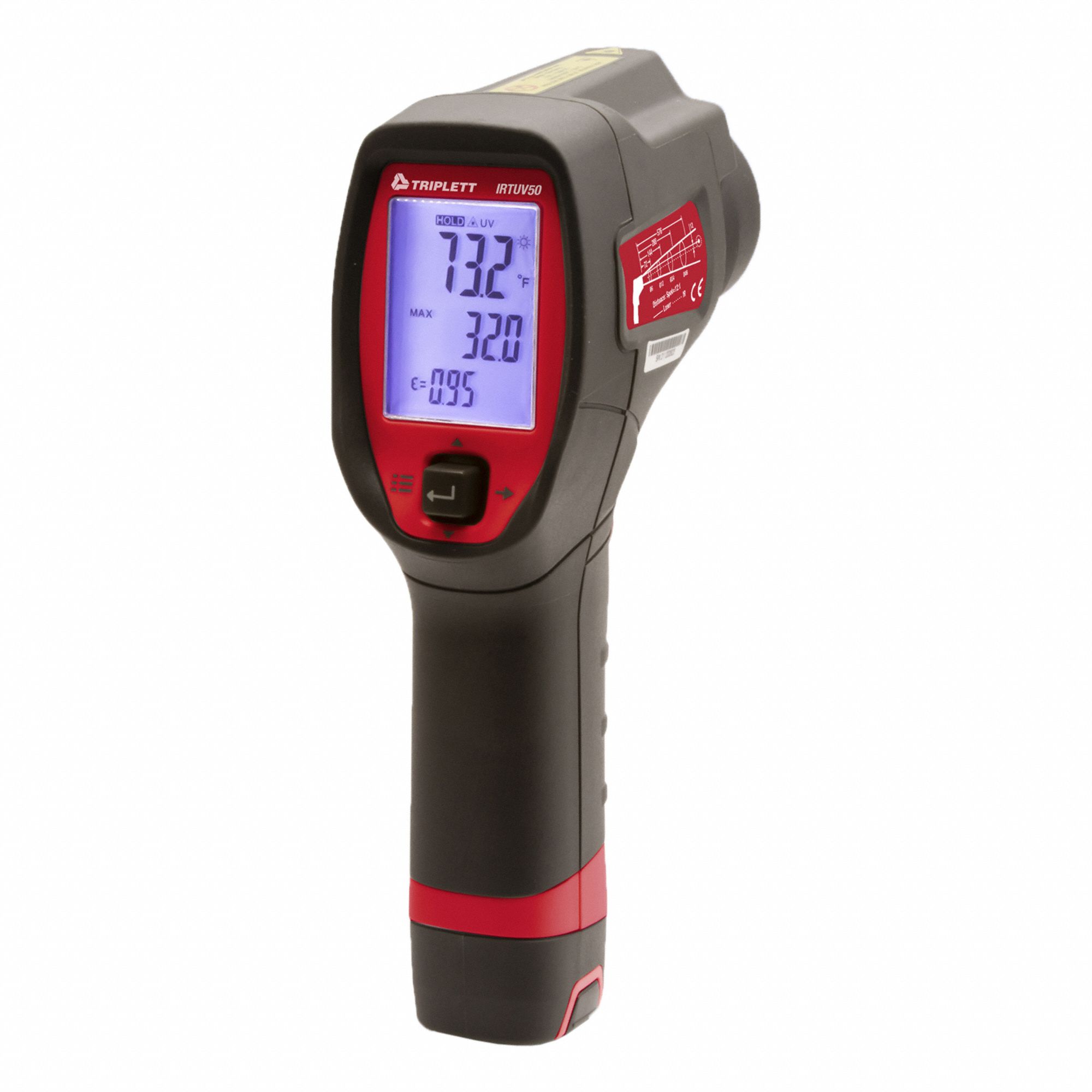 IR THERMOMETER WITH UV LEAK DETECTION