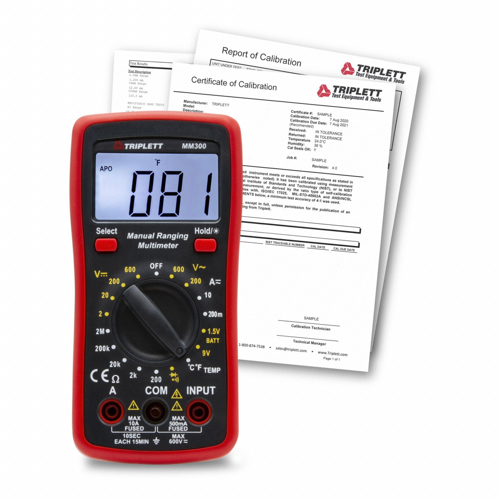 DIGITAL MULTIMETER,LCD,1.3 IN D,NIST