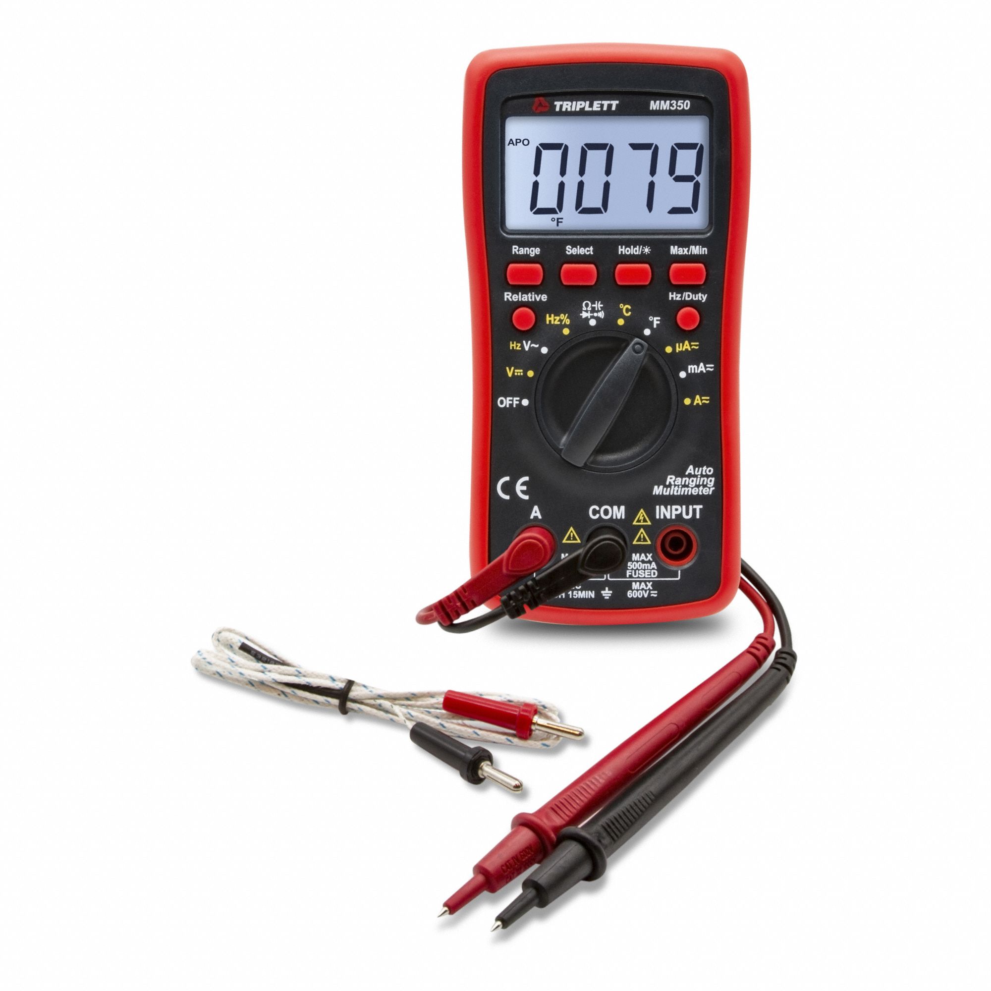 DIGITAL MULTIMETER,LCD,1.7 IN D,5.7 IN H