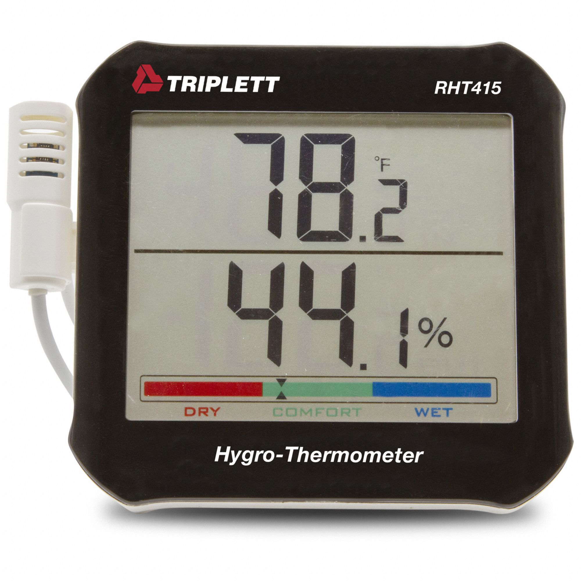 TRIPLETT HYGROTHERMOMETER WITH REMOTE PROBE Digital Desk and Wall
