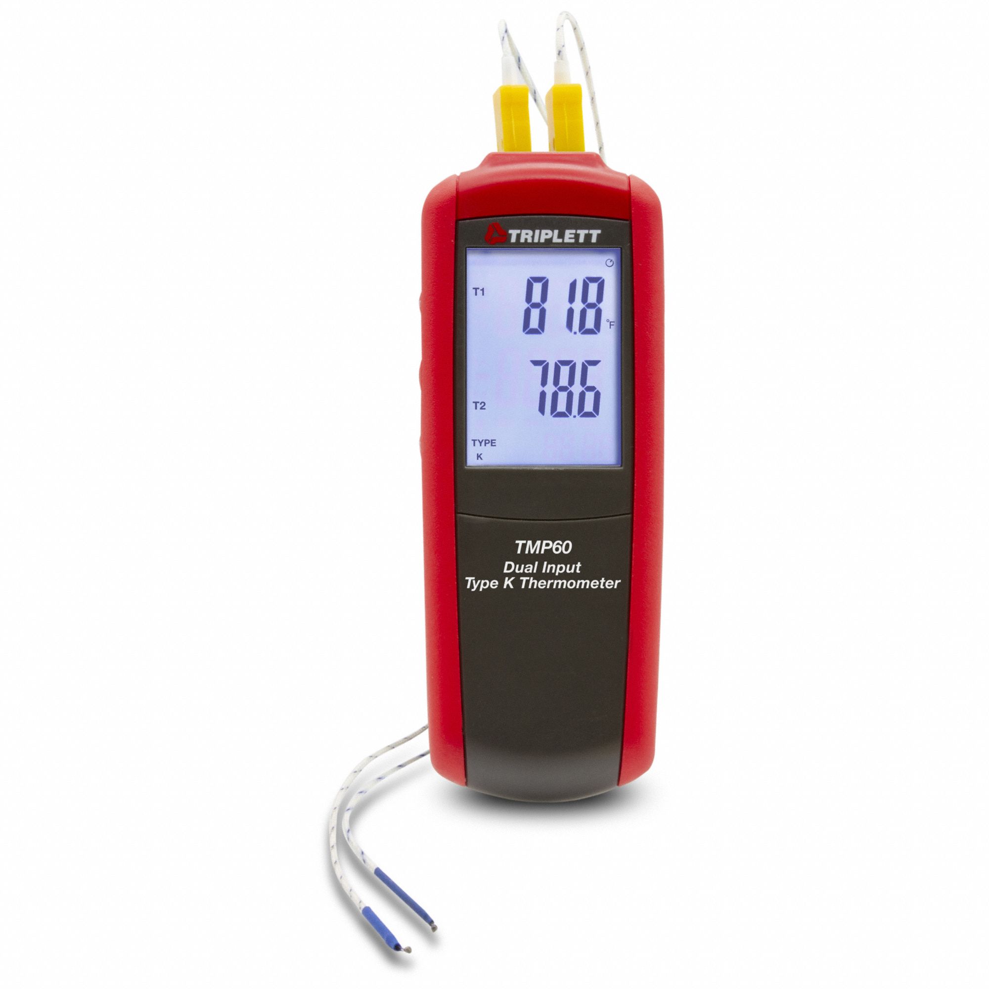 DUAL INPUT THERMOCOUPLE J/K THERMOMETER