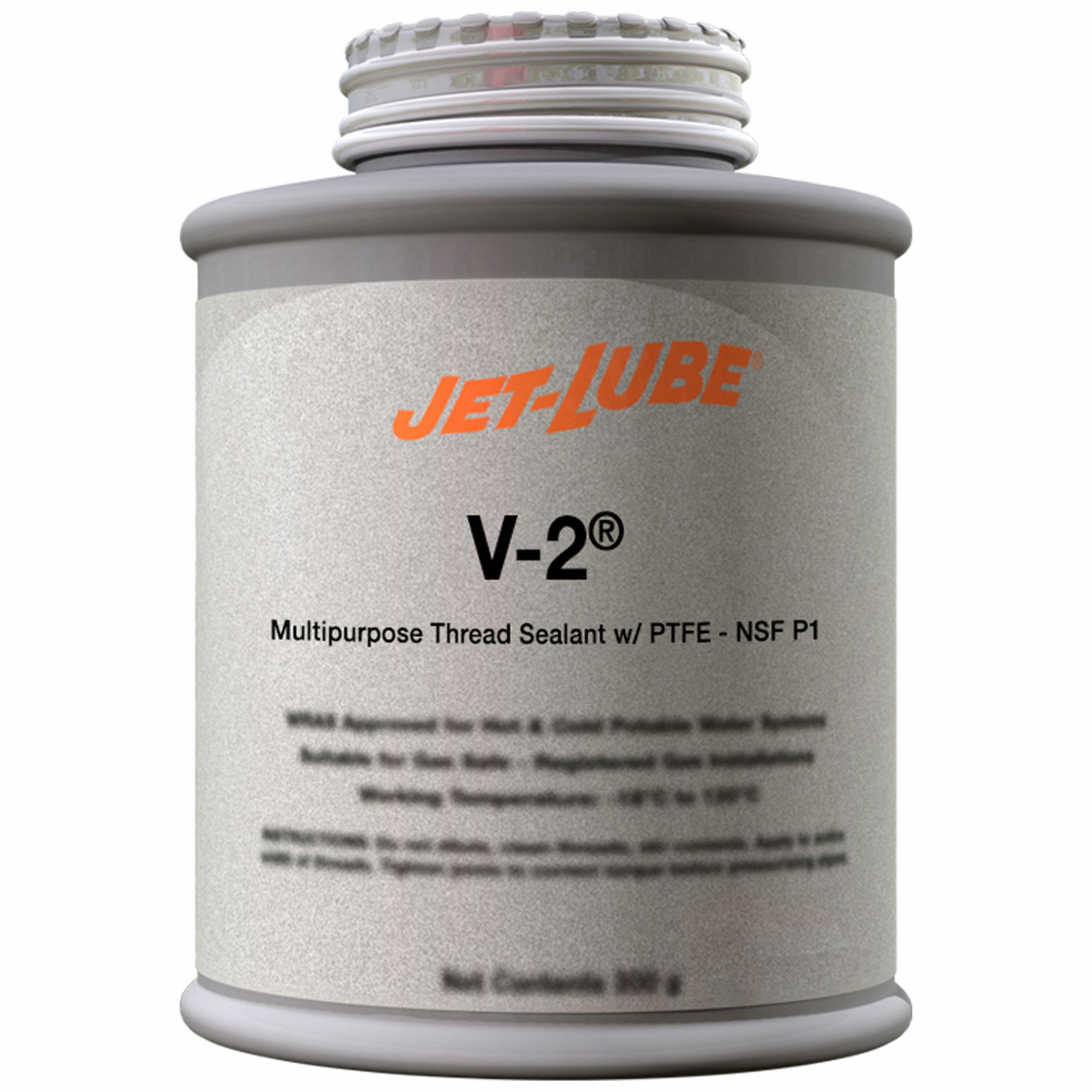 JETLUBE, V2, 8 fl oz, Pipe Thread Sealant 6KWD435502 Grainger