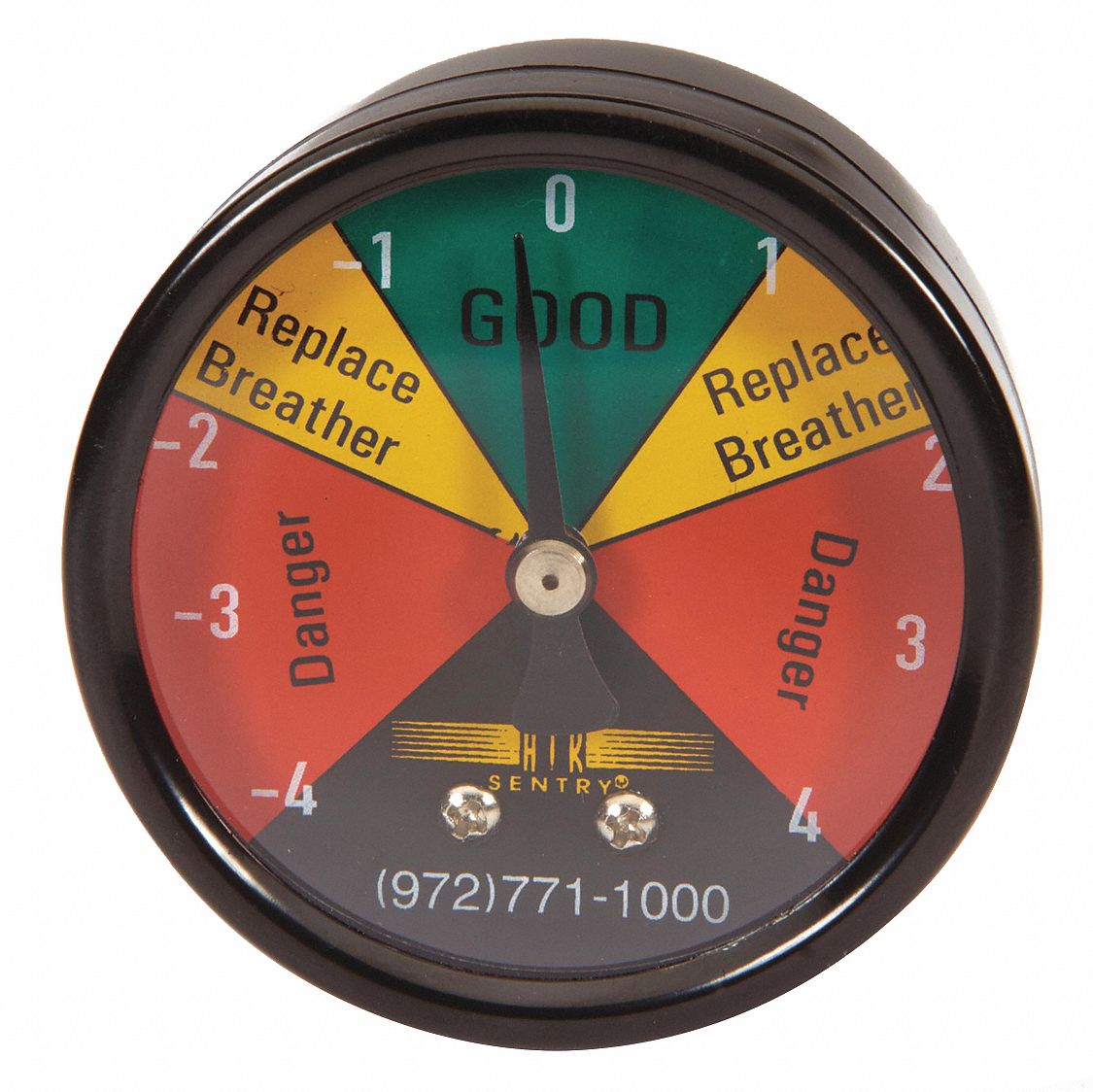 COMPOUND PRESSURE/VACUUM INDICATOR GAUGE, FOR GUARDIAN BREATHERS, 1/4