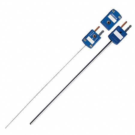 OMEGA Standard Thermocouple Probes: 0°C to 900°C, Type K, 12 in Probe Lg, For Air Media Type, Clip (MPN KMQSS-125U-12). Key specifications — Manufacturer Part Number: KMQSS-125U-12; Brand: OMEGA; Process Connection Type: Clip.